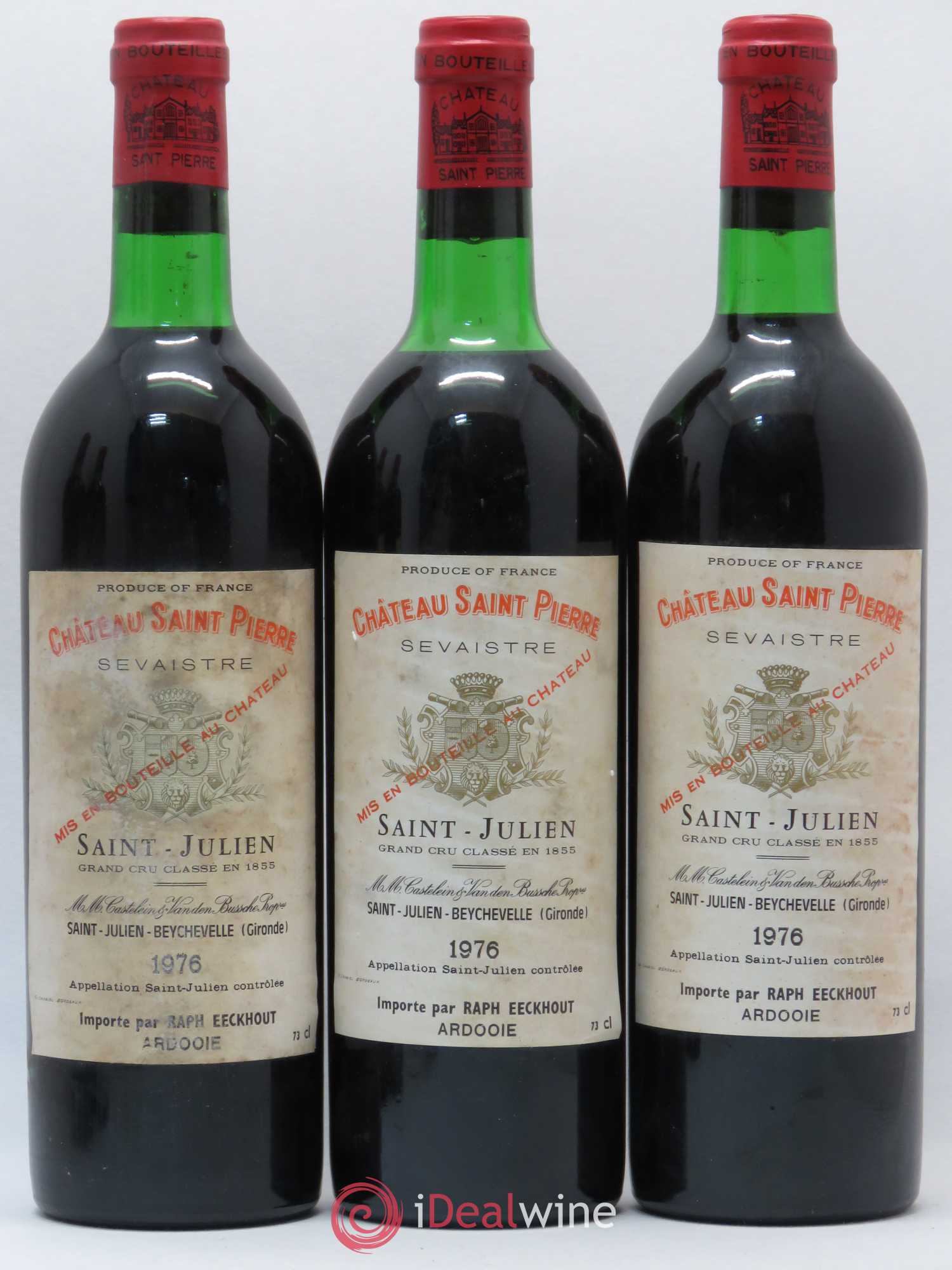 Château Saint-Pierre 4ème Grand Cru Classé 1976 - Lot de 6 bouteilles - 2