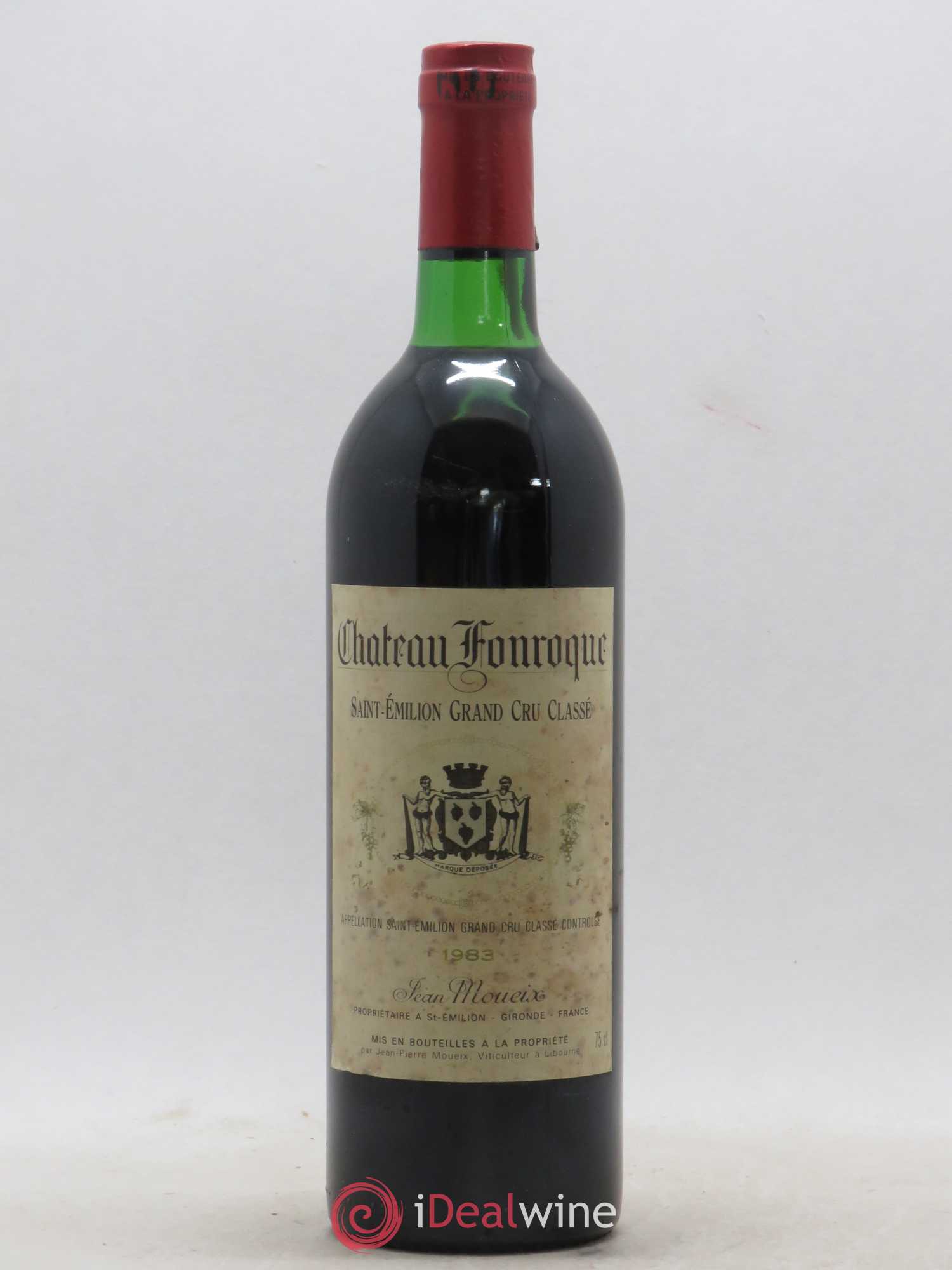 Château Fonroque Grand Cru Classé 1983 - Lot de 1 bouteille - 0