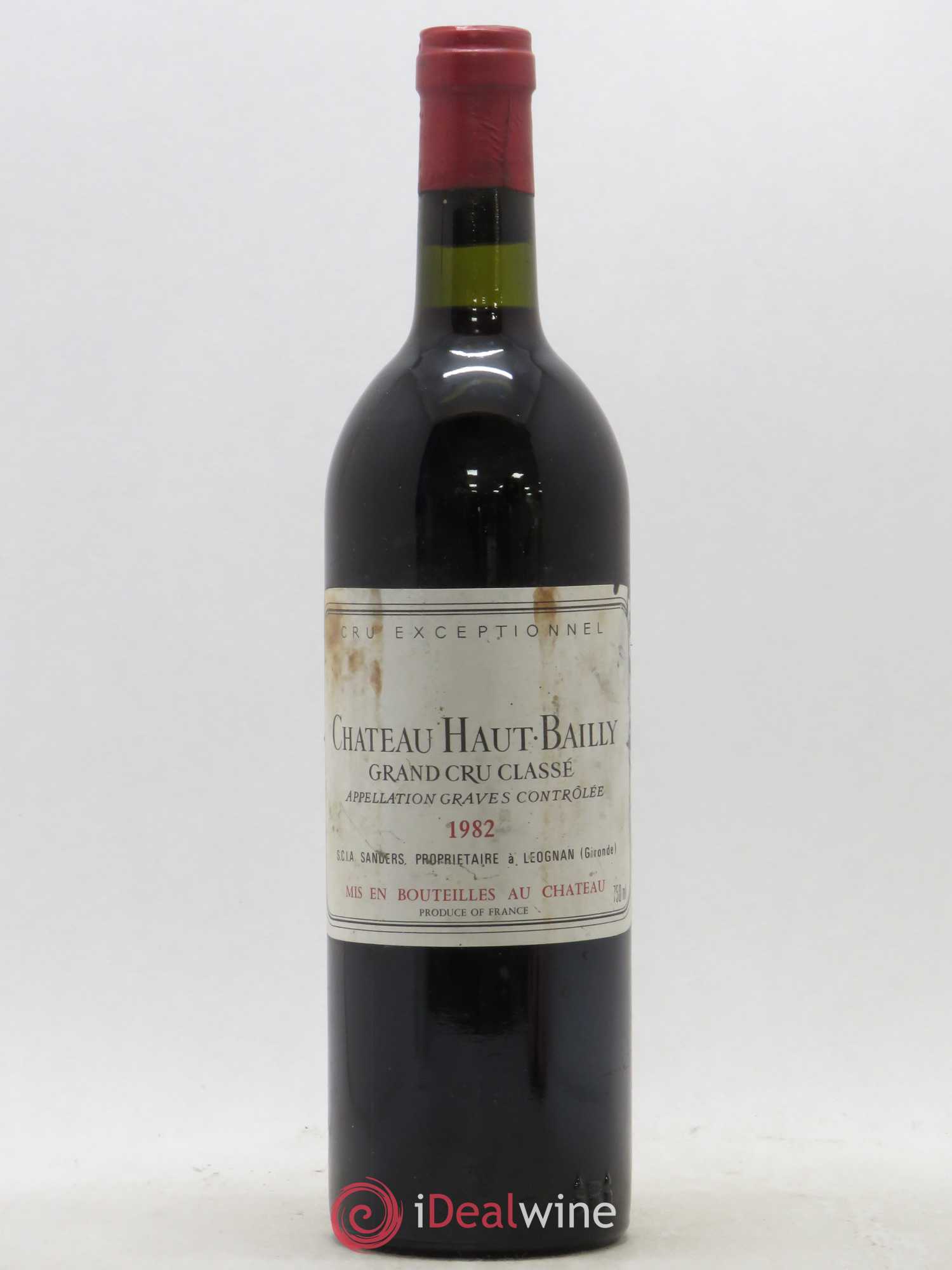 Château Haut-Bailly Cru Classé de Graves 1982 - Lot de 1 bouteille - 0