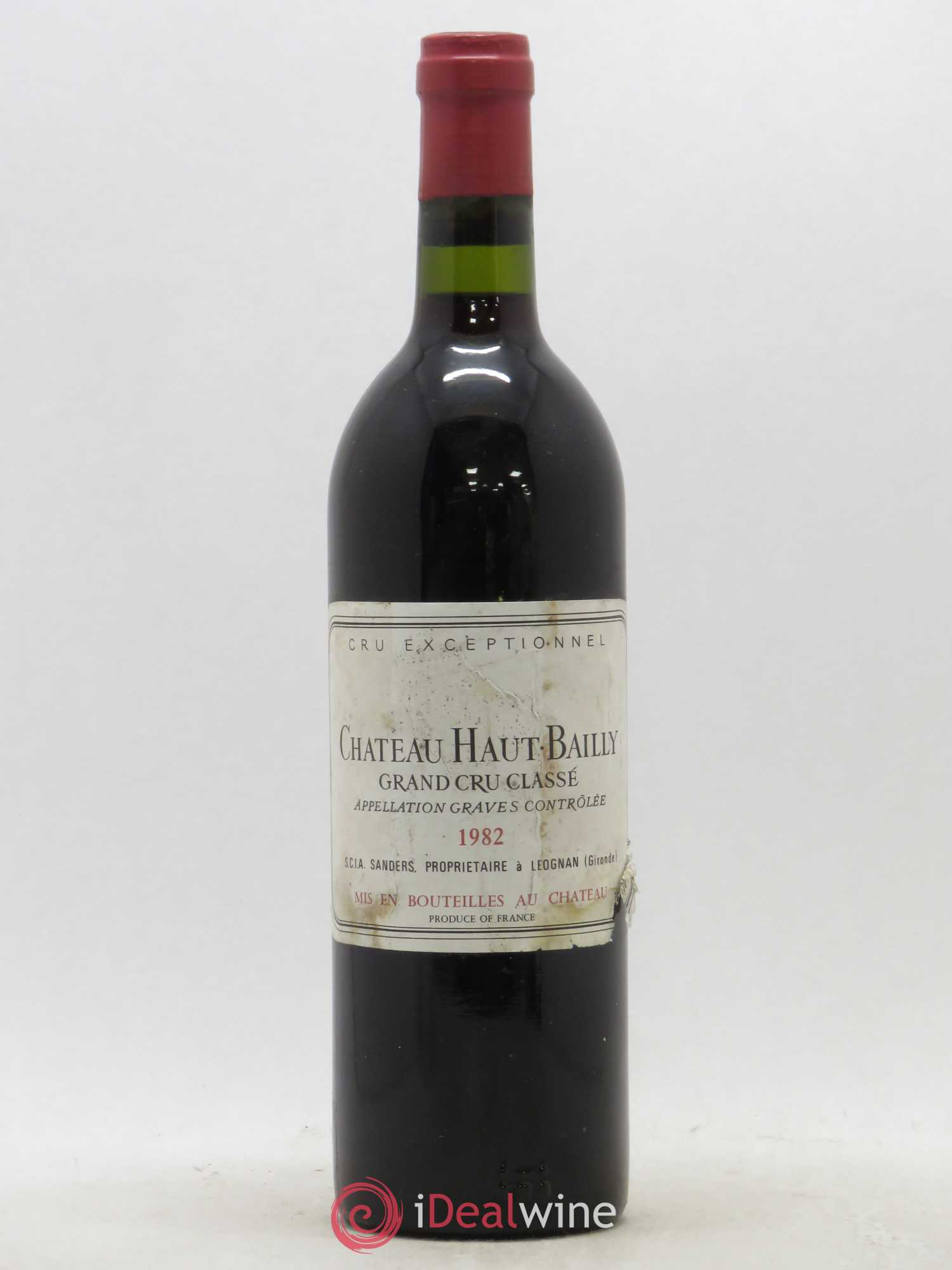 Château Haut-Bailly Cru Classé de Graves 1982 - Lot de 1 bouteille - 0