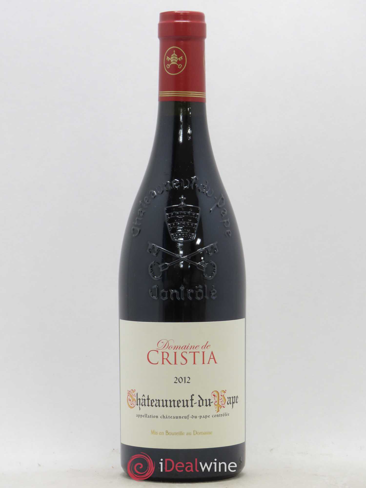 Châteauneuf-du-Pape Domaine de Cristia 2012 - Lot de 1 bouteille - 0