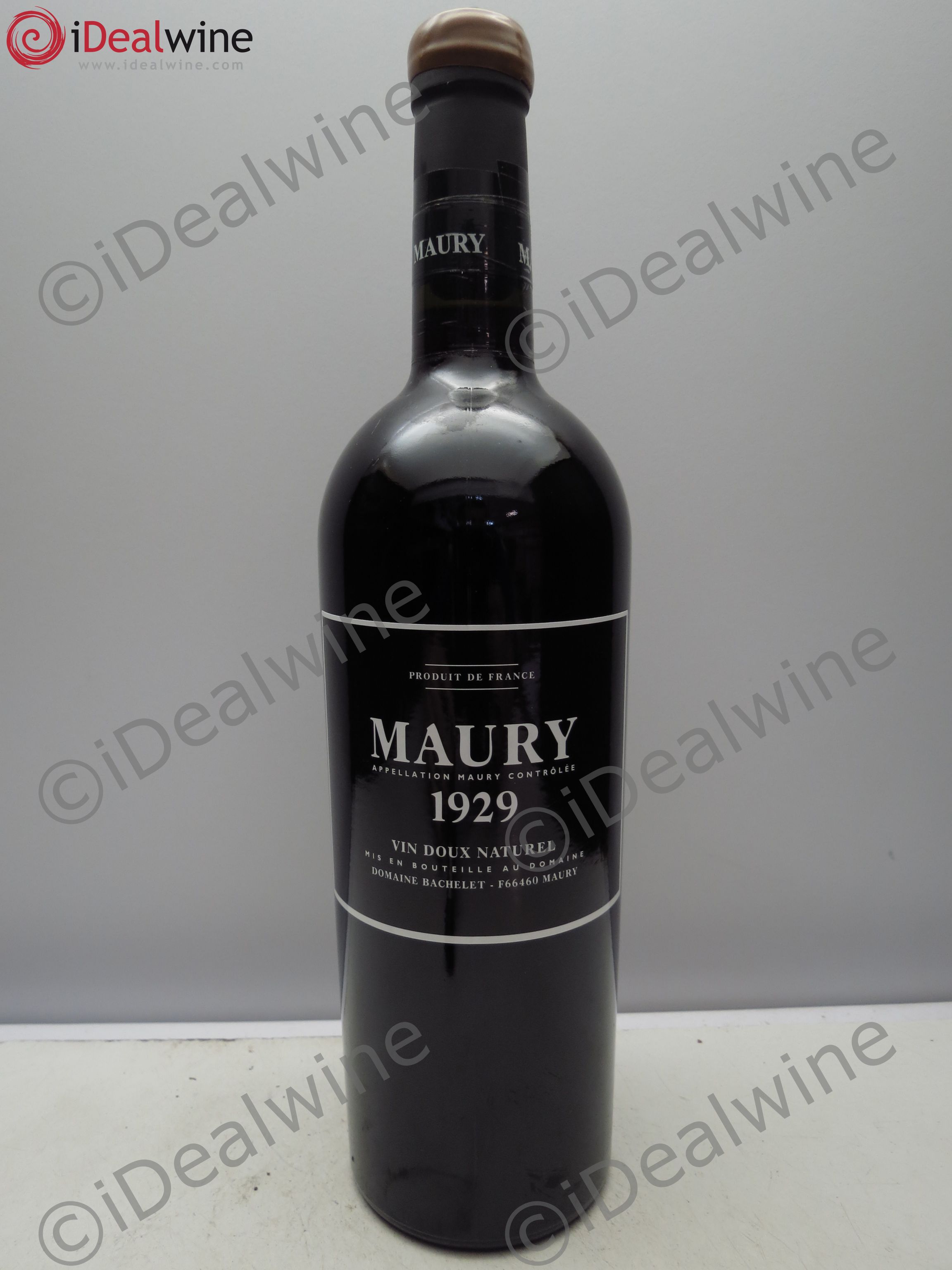 Maury Vin Doux Naturel Domaine Bachelet 1929 - Lot de 1 bouteille - 0