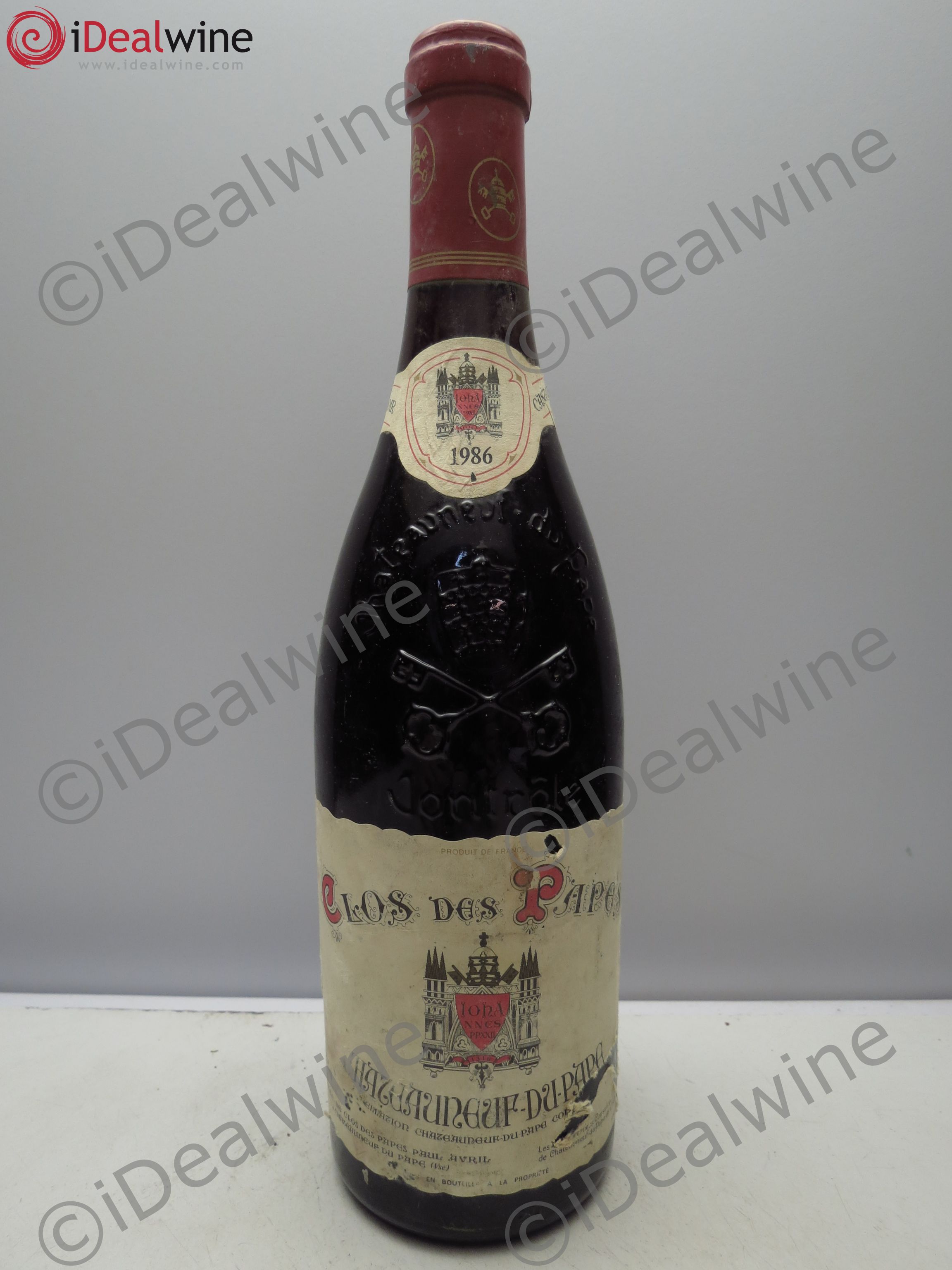 Châteauneuf-du-Pape Clos des Papes - Paul Avril 1986 - Lot de 1 bouteille - 0