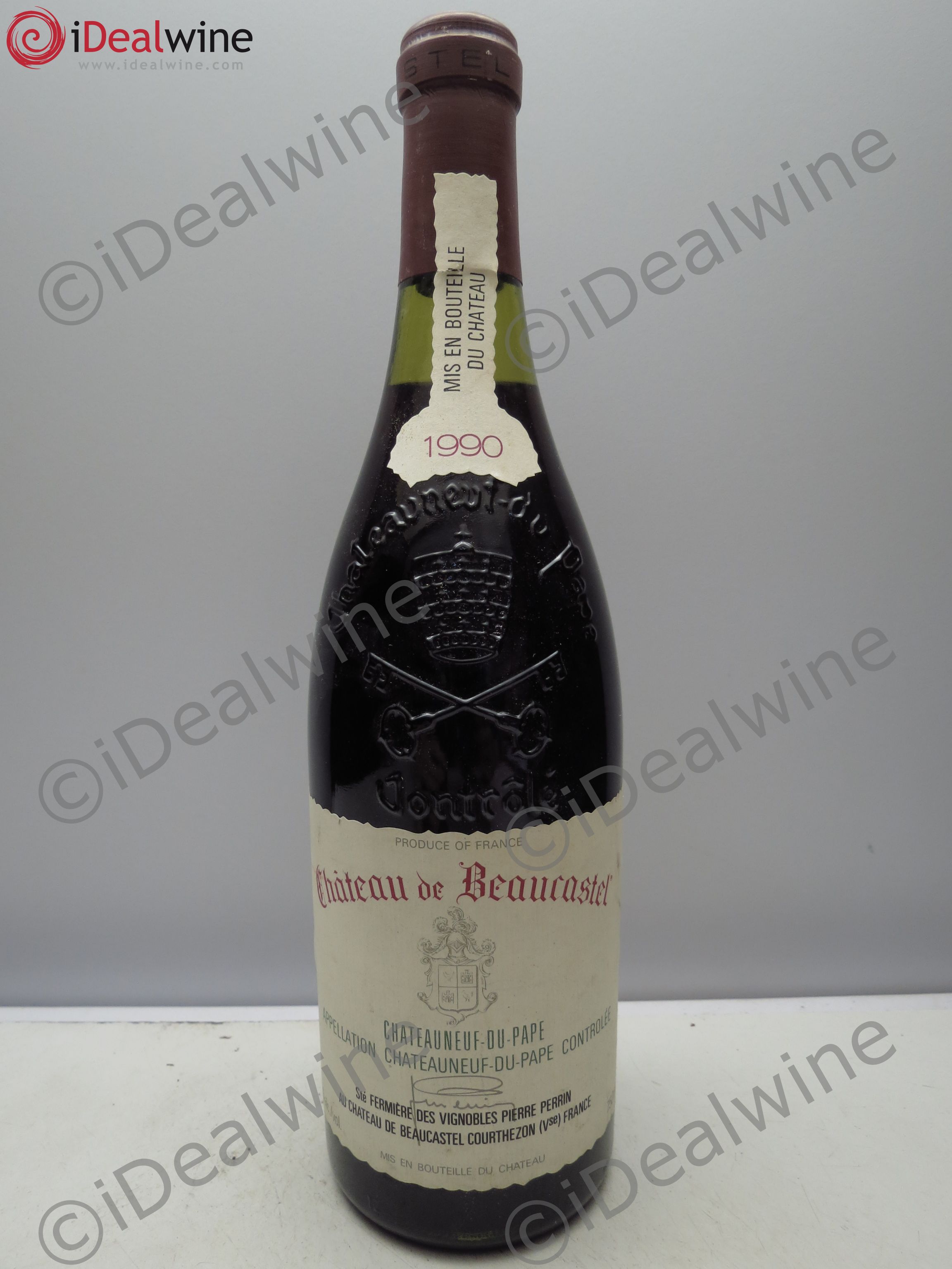 Châteauneuf-du-Pape Château de Beaucastel Famille Perrin 1990 - Lot de 1 bouteille - 0