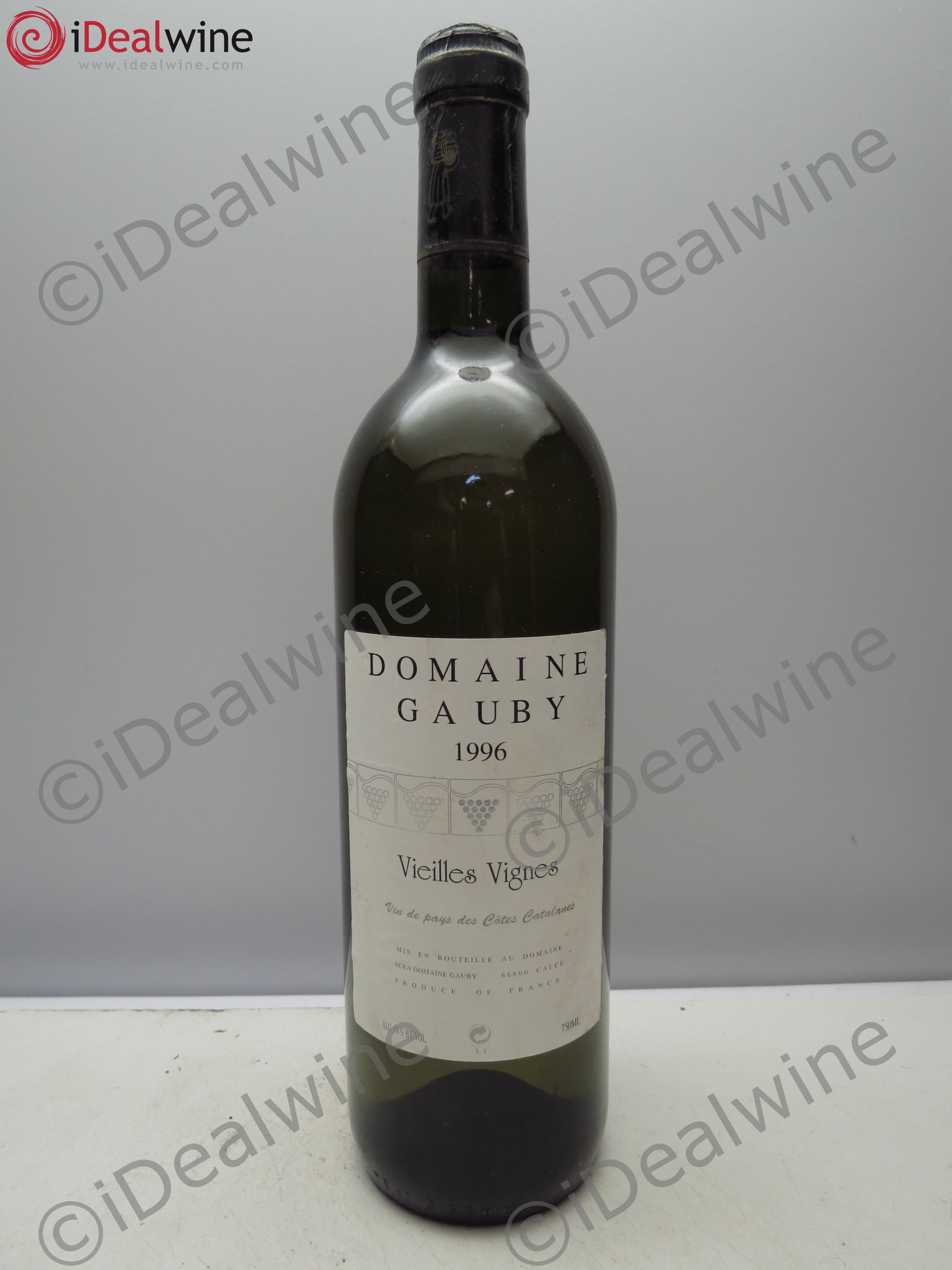 Côtes Catalanes Vieilles vignes Gauby (Domaine) 1996 - Lot de 1 bouteille - 0