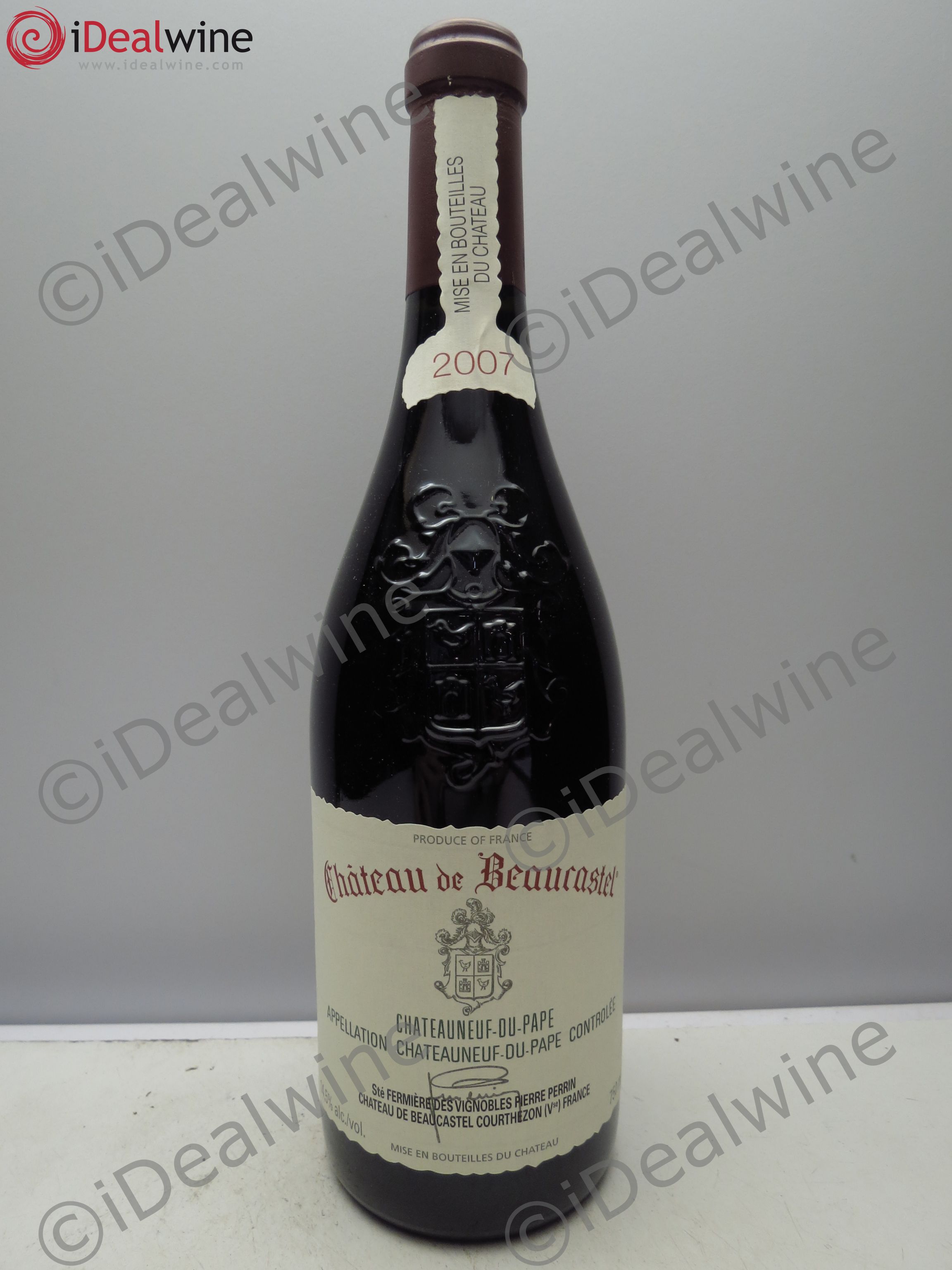 Châteauneuf-du-Pape Château de Beaucastel Famille Perrin 2007 - Lot de 1 bouteille - 0