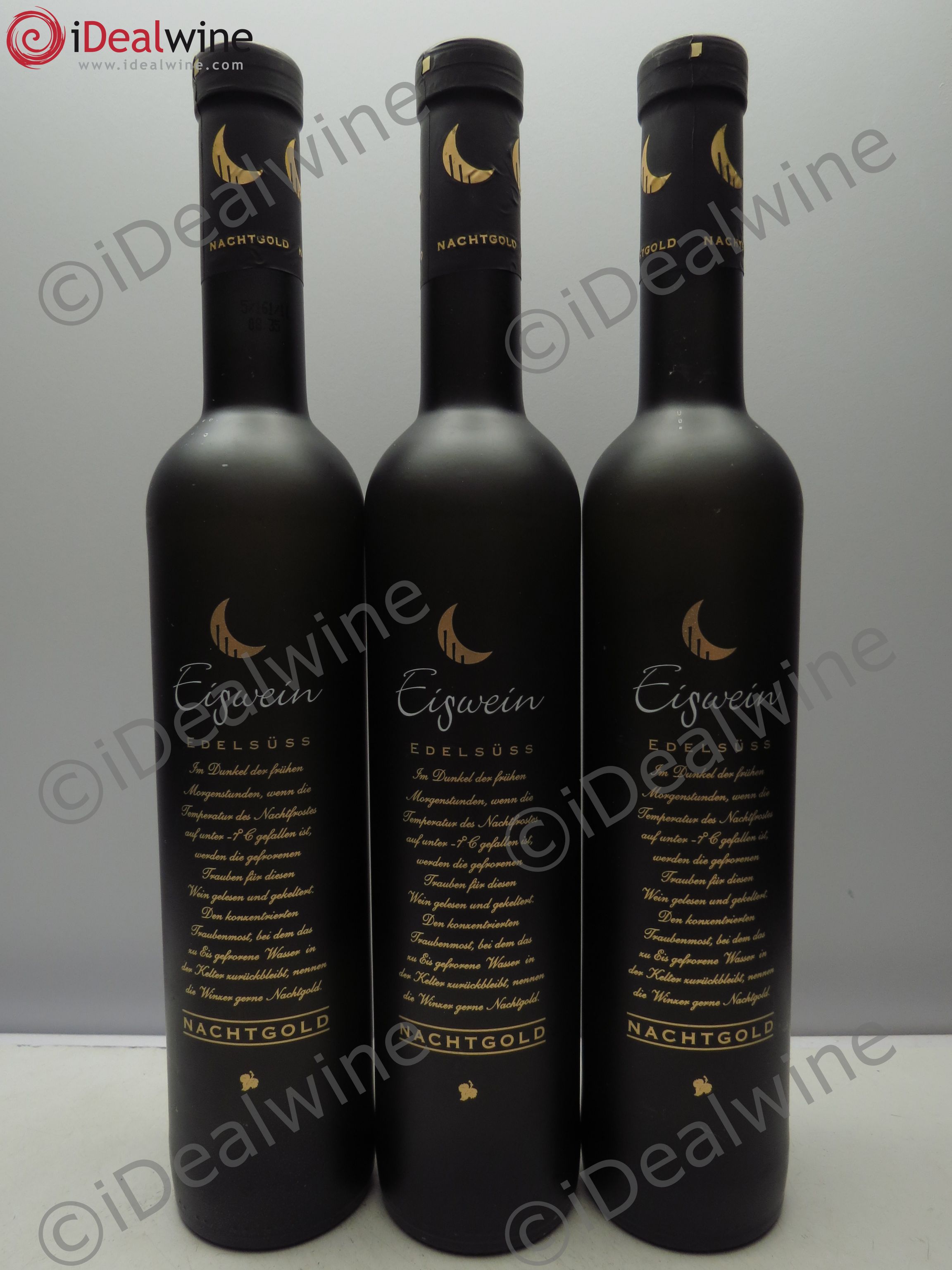 Allemagne Rheingau Eiswein Nachtgold Domaine Mertes (50cl) - Posten von 3 Flaschen - 0