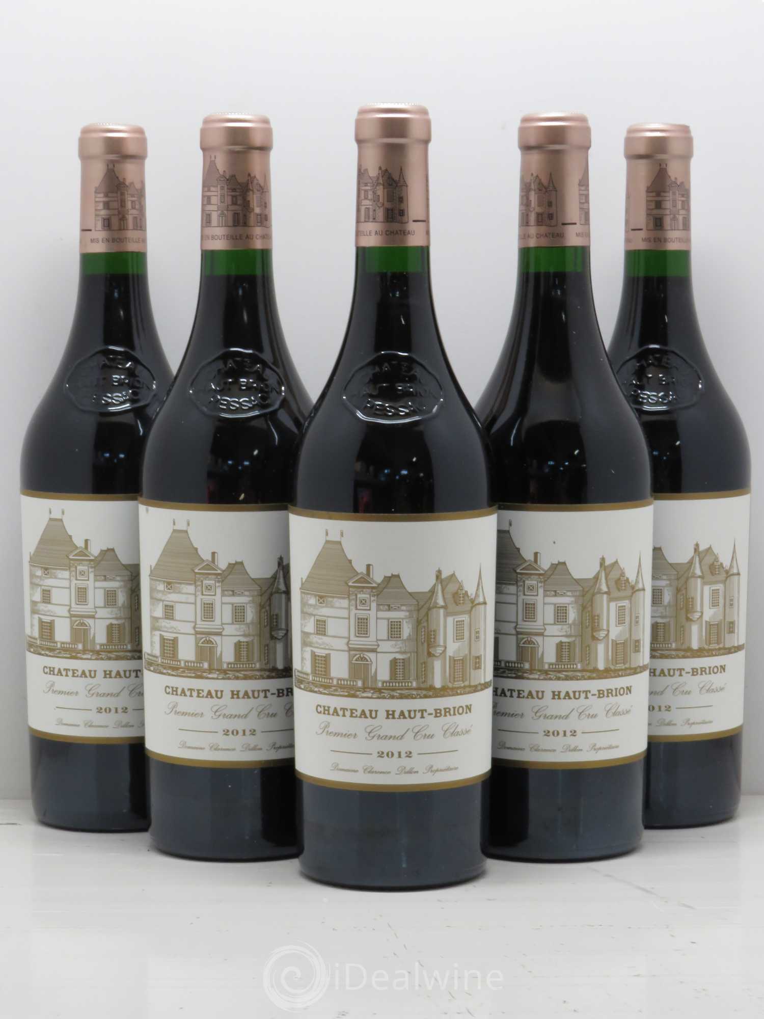 Château Haut Brion 1er Grand Cru Classé 2012 - Lot de 5 bouteilles - 0