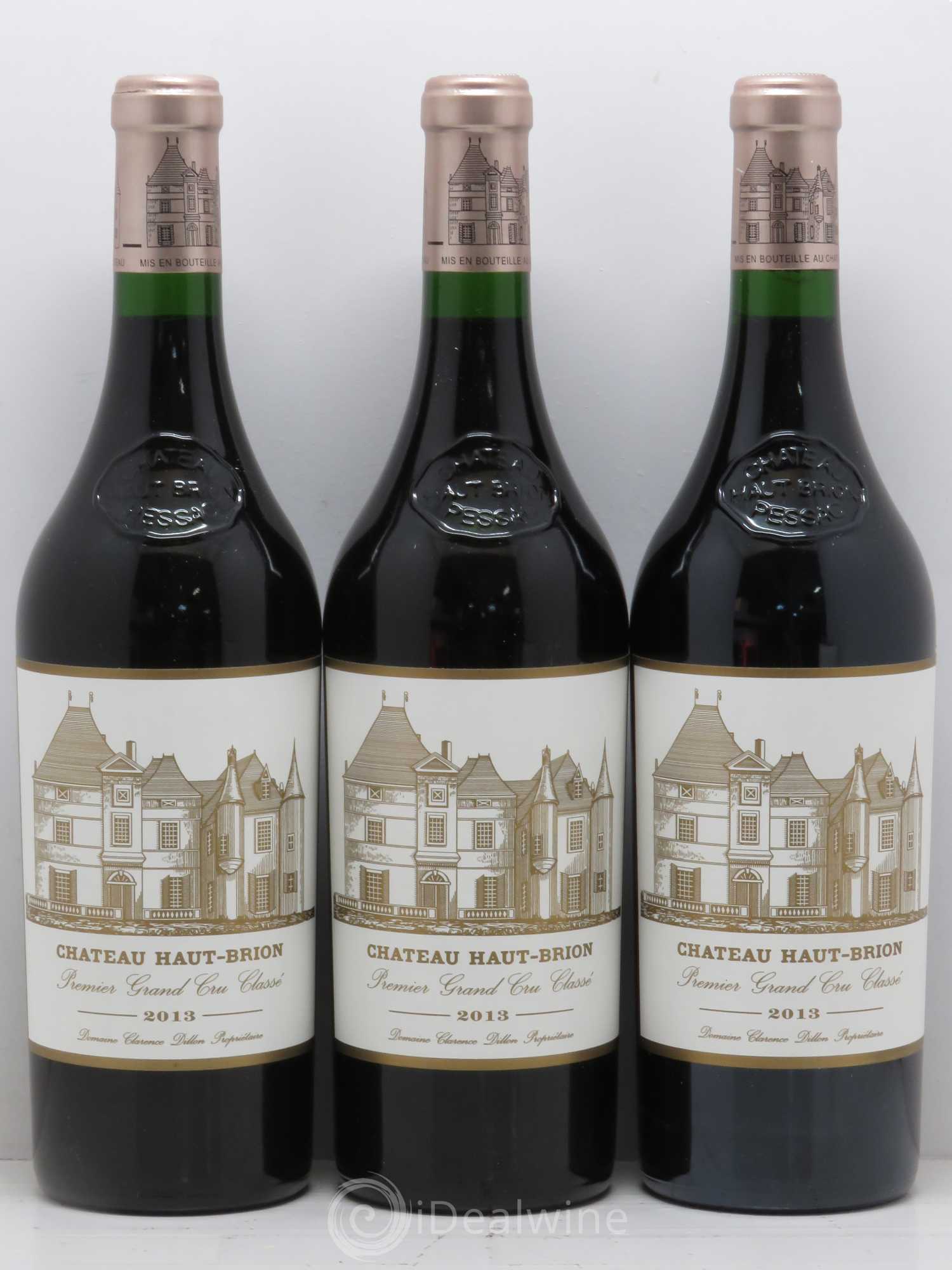 Château Haut Brion 1er Grand Cru Classé 2013 - Lot de 3 bouteilles - 0