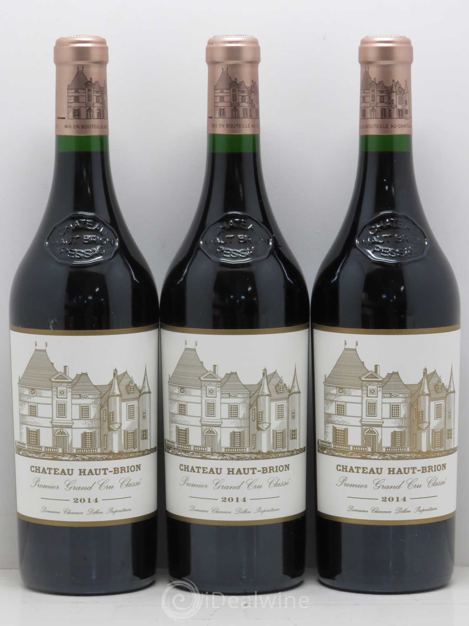 Château Haut Brion 1er Grand Cru Classé 2014 - Lot de 3 bouteilles - 0