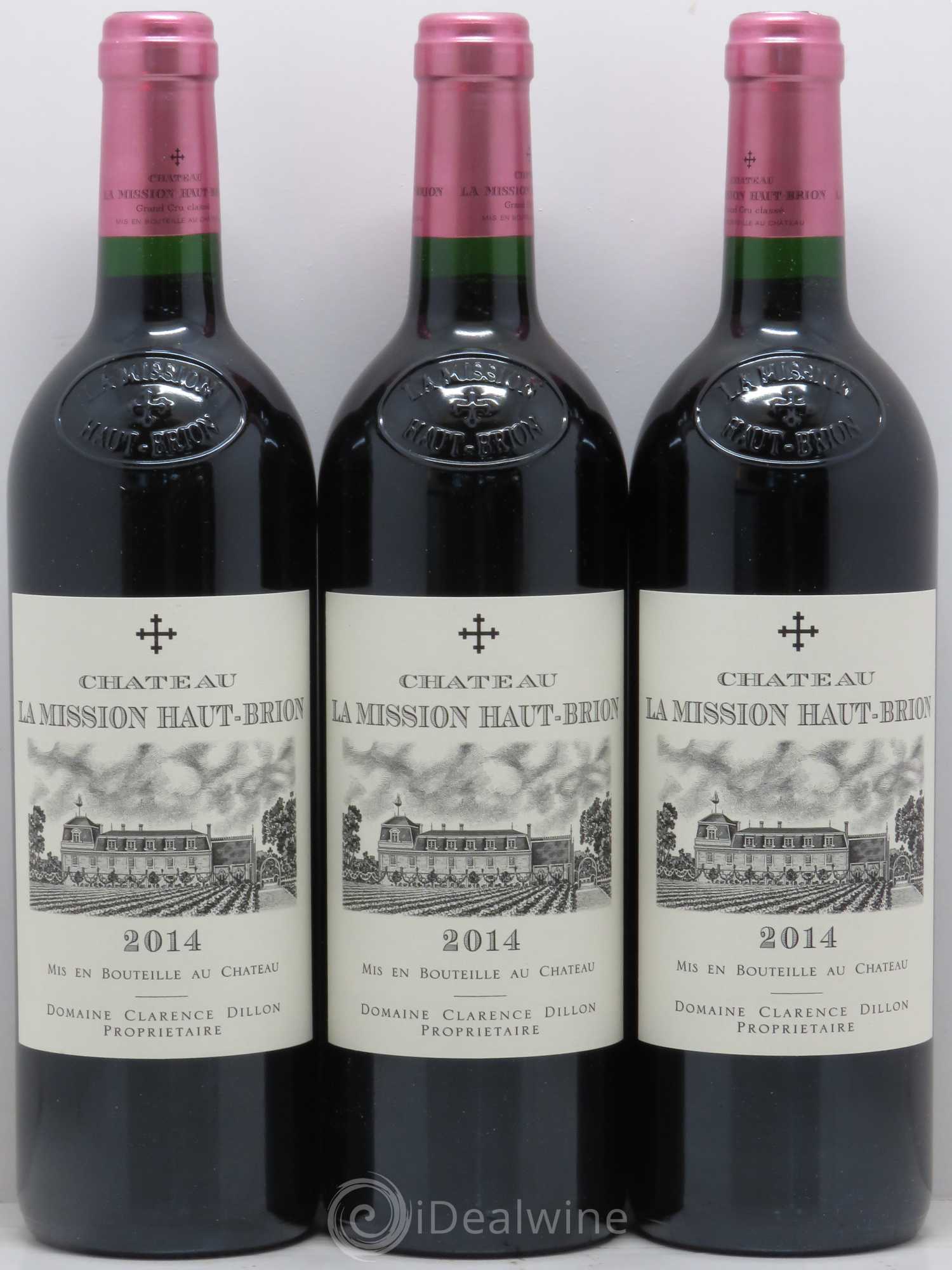 Château la Mission Haut-Brion Cru Classé de Graves 2014 - Lot de 3 bouteilles - 0