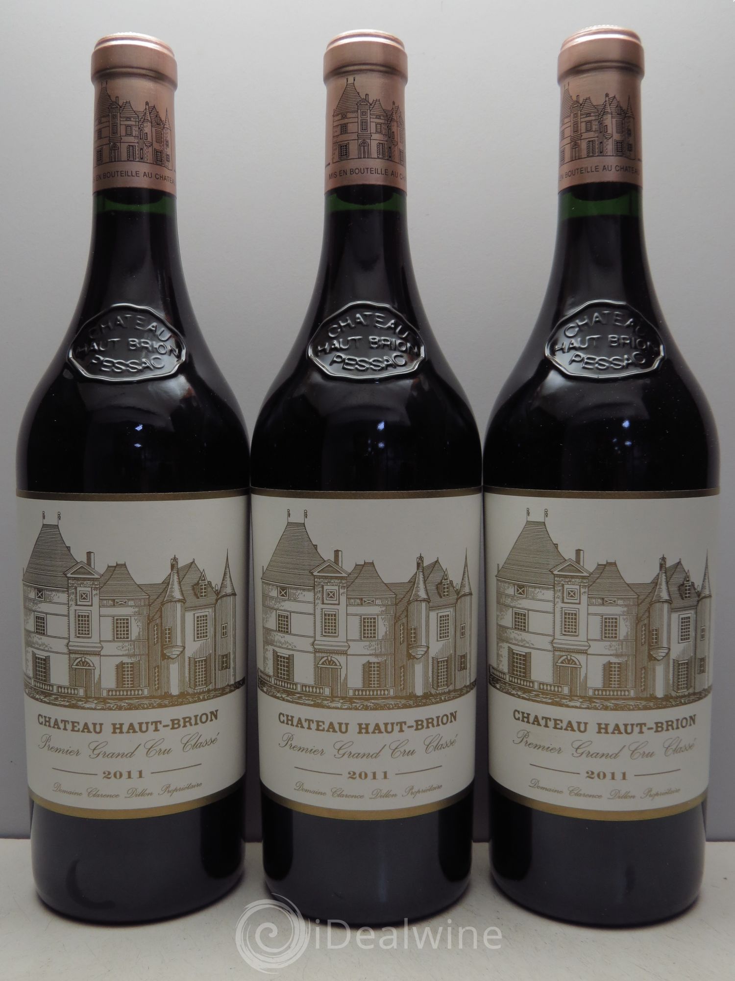 Château Haut Brion 1er Grand Cru Classé 2011 - Lot de 3 bouteilles - 0