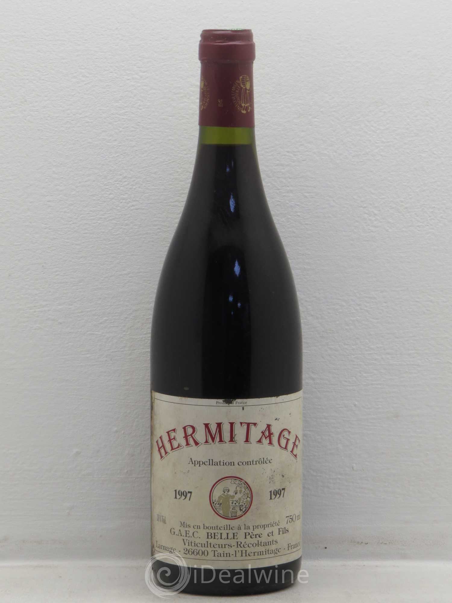 Hermitage Domaine Belle 1997 - Lot de 1 bouteille - 0