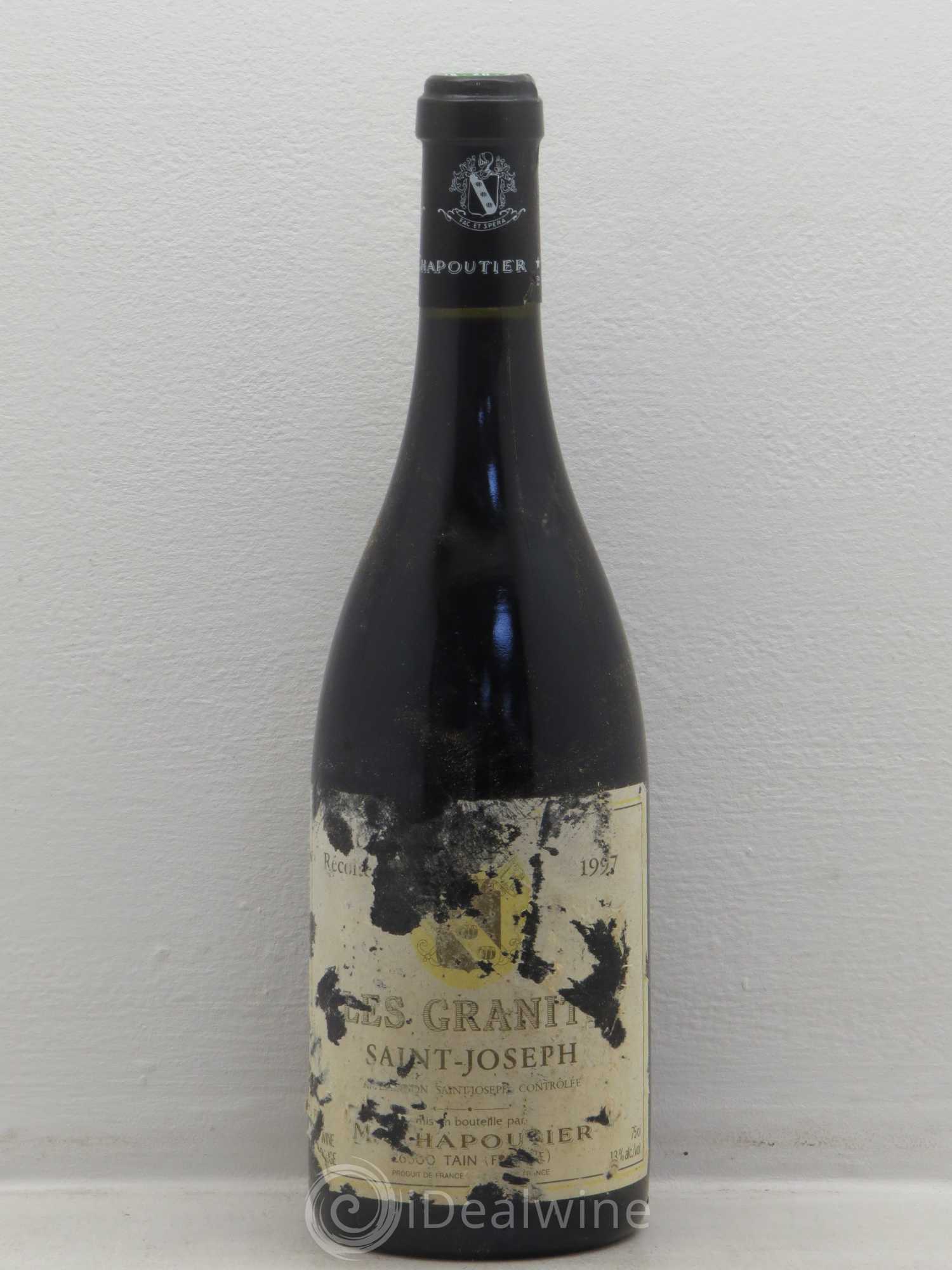 Saint-Joseph Les Granits Chapoutier 1997 - Lot de 1 bouteille - 0