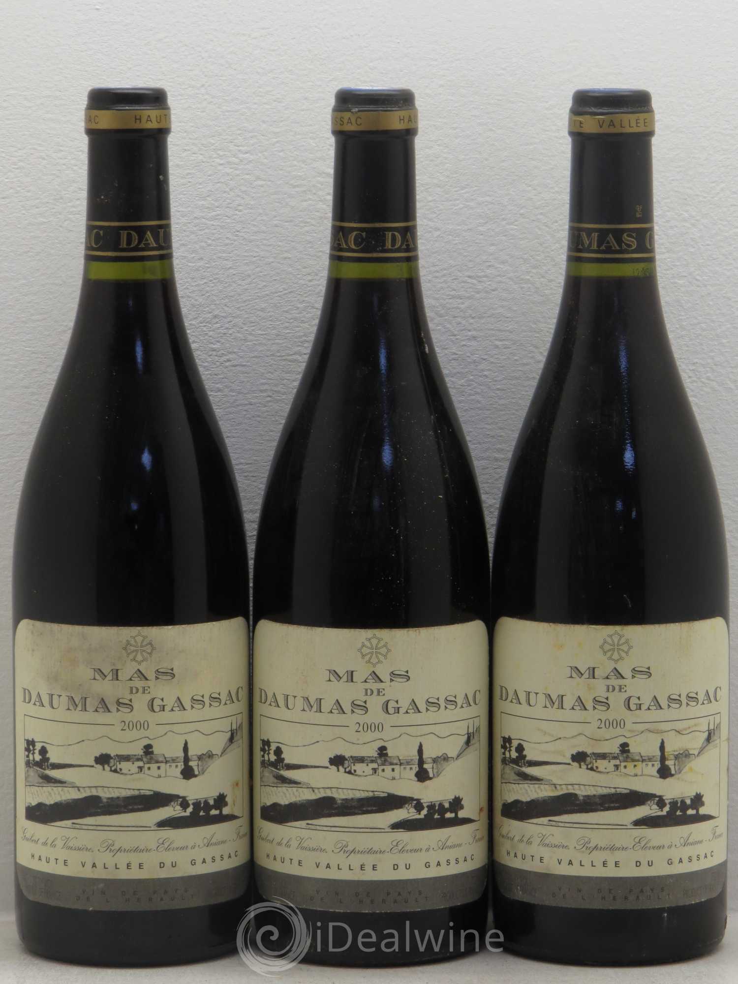 Saint-Guilhem-le-Désert - Cité d'Aniane Mas Daumas Gassac Famille Guibert de La Vaissière 2000 - Lot de 6 bouteilles - 2