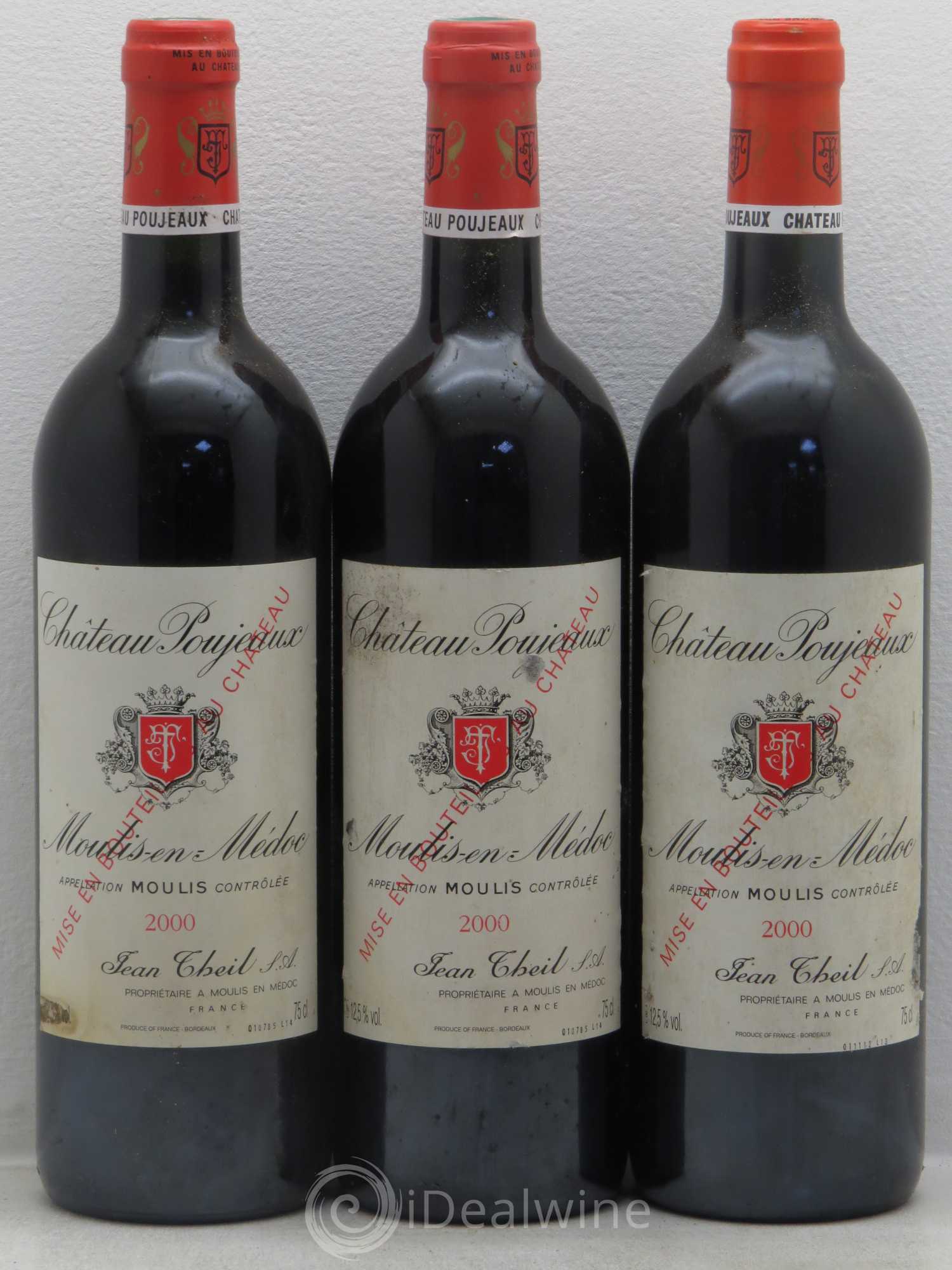 Château Poujeaux 2000 - Lot de 6 bouteilles - 2