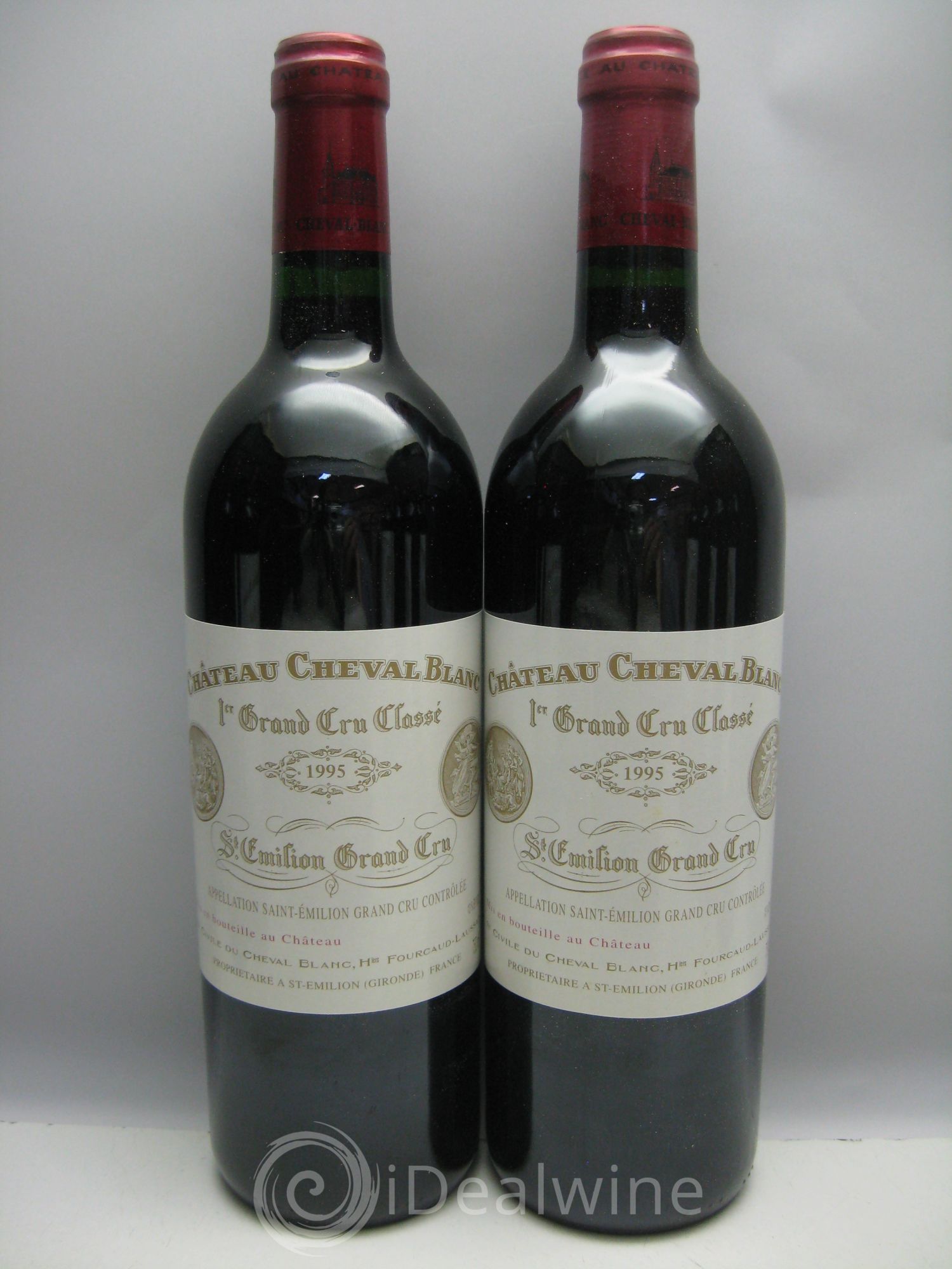 Château Cheval Blanc 1er Grand Cru Classé A 1995 - Lot de 12 bouteilles - 1