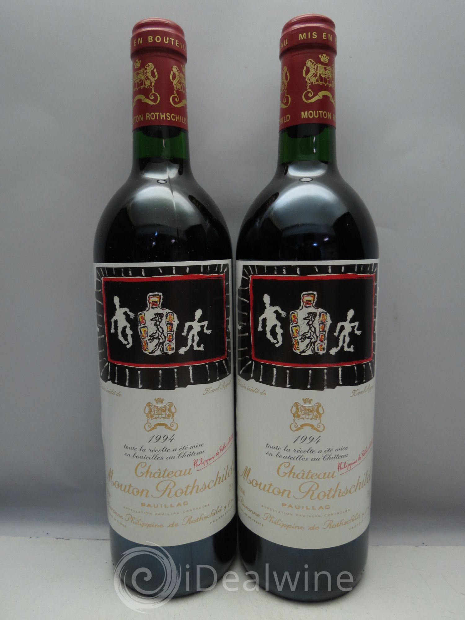 Château Mouton Rothschild 1er Grand Cru Classé 1994 - Lot de 12 bouteilles - 0