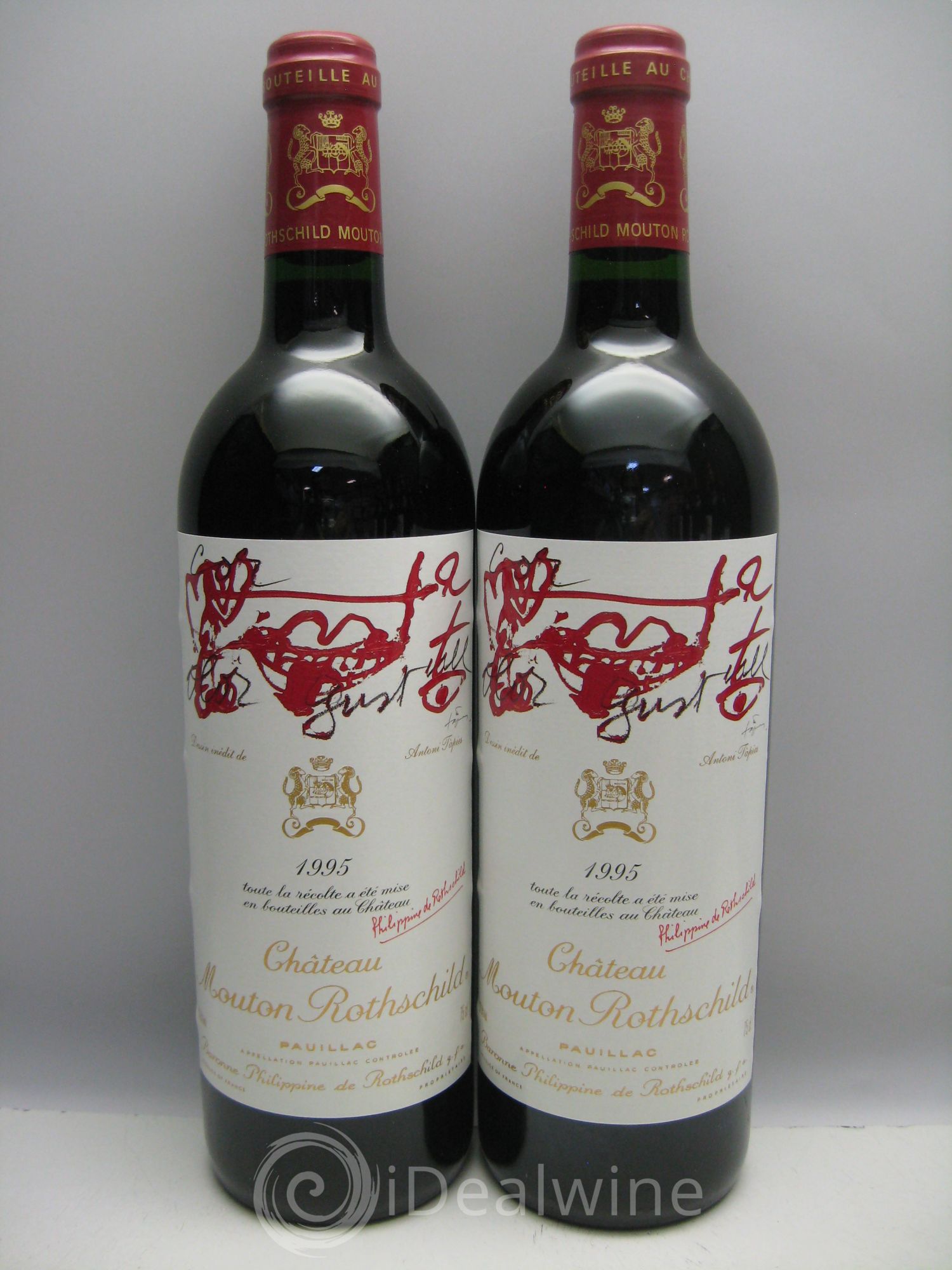 Château Mouton Rothschild 1er Grand Cru Classé 1995 - Lot de 12 bouteilles - 2