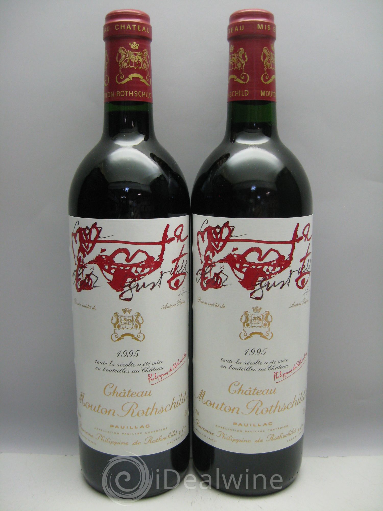 Château Mouton Rothschild 1er Grand Cru Classé 1995 - Lot de 12 bouteilles - 5