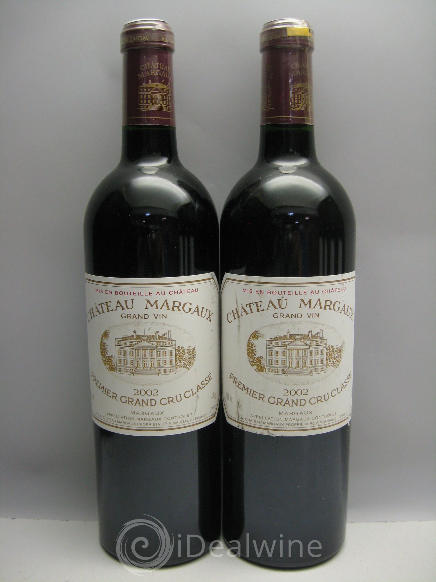 Château Margaux 1er Grand Cru Classé 2002 - Lot de 6 bouteilles - 0