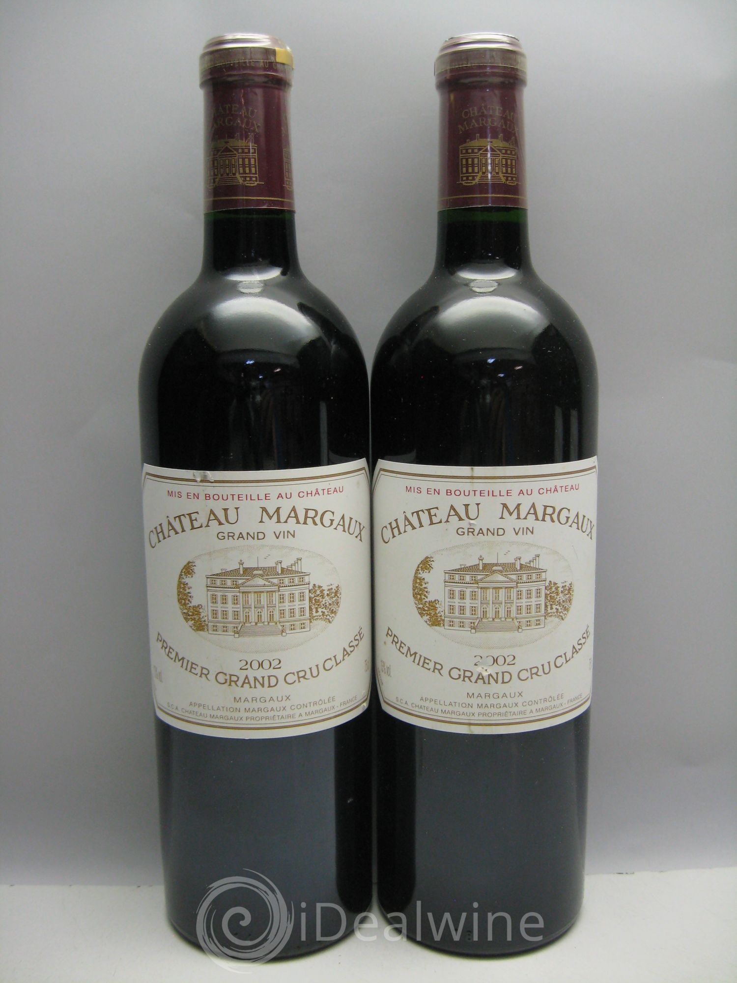 Château Margaux 1er Grand Cru Classé 2002 - Lot de 6 bouteilles - 1