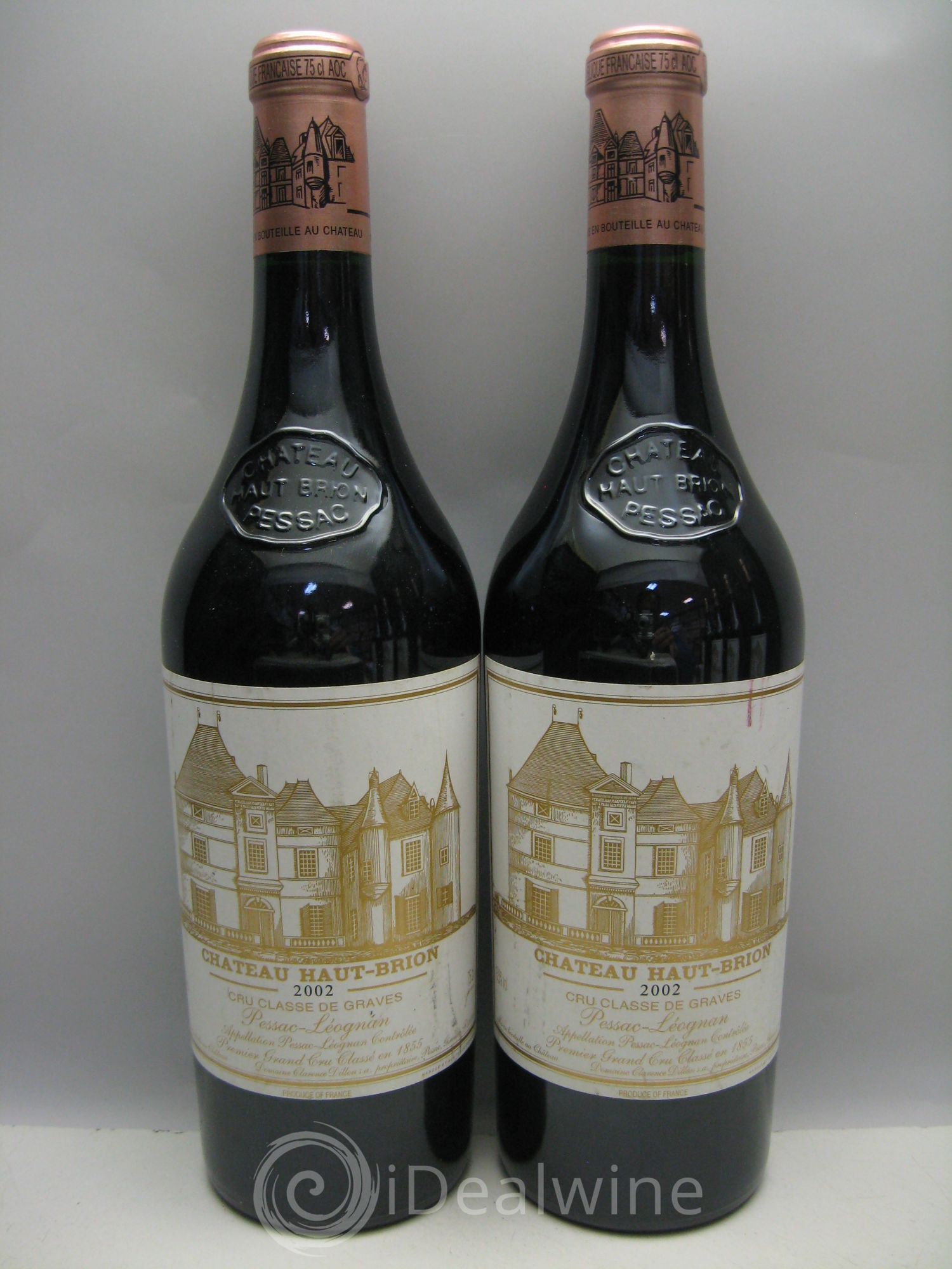 Château Haut Brion 1er Grand Cru Classé 2002 - Lot de 6 bouteilles - 0