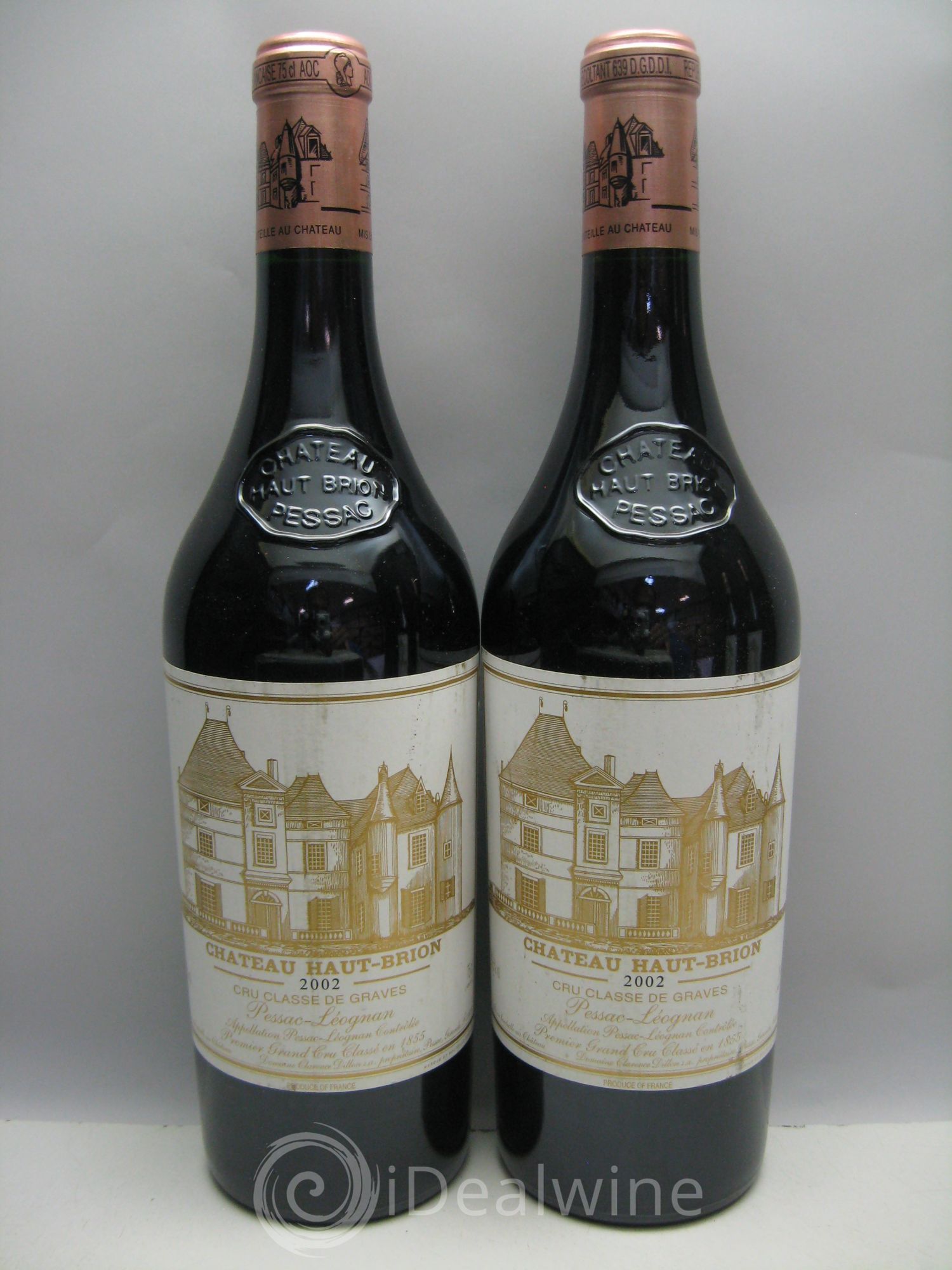 Château Haut Brion 1er Grand Cru Classé 2002 - Lot de 6 bouteilles - 1