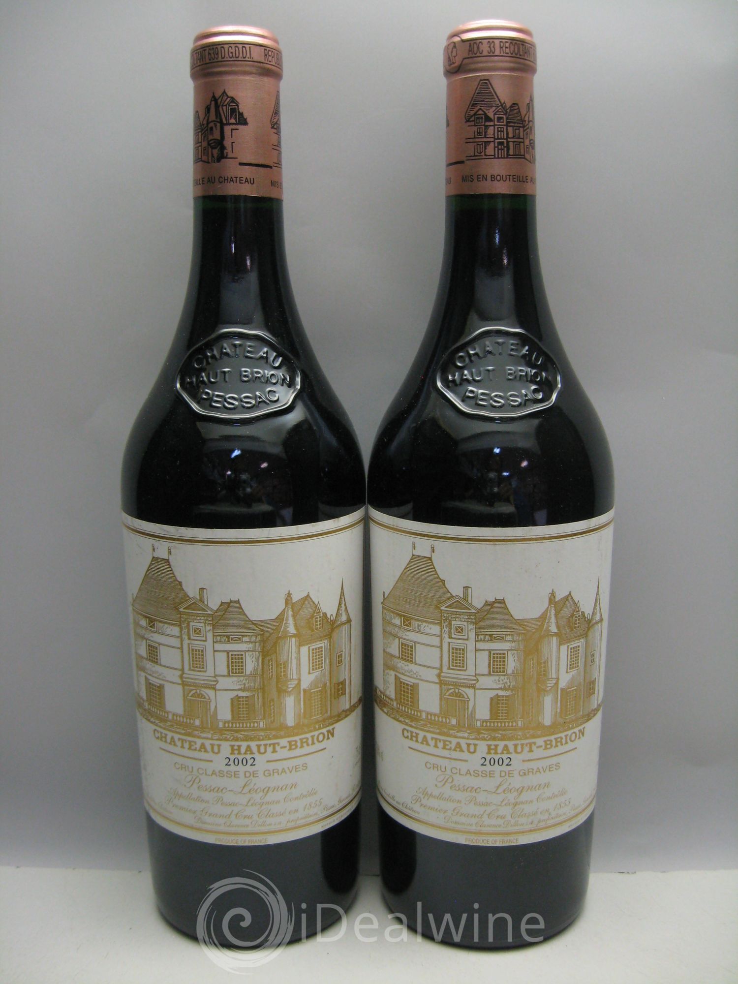 Château Haut Brion 1er Grand Cru Classé 2002 - Lot de 6 bouteilles - 2