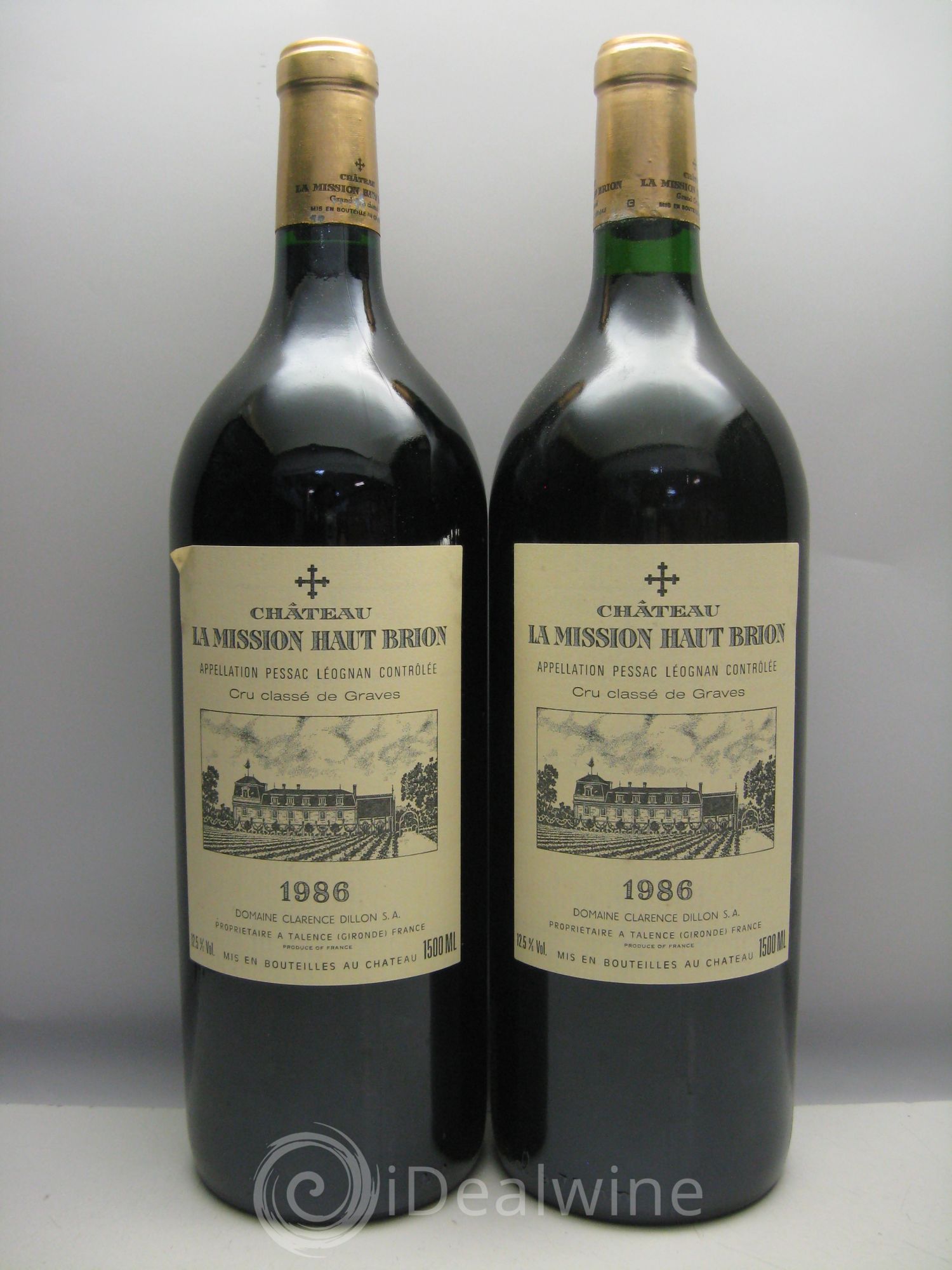 Château la Mission Haut-Brion Cru Classé de Graves 1986 - Lot de 6 magnums - 2