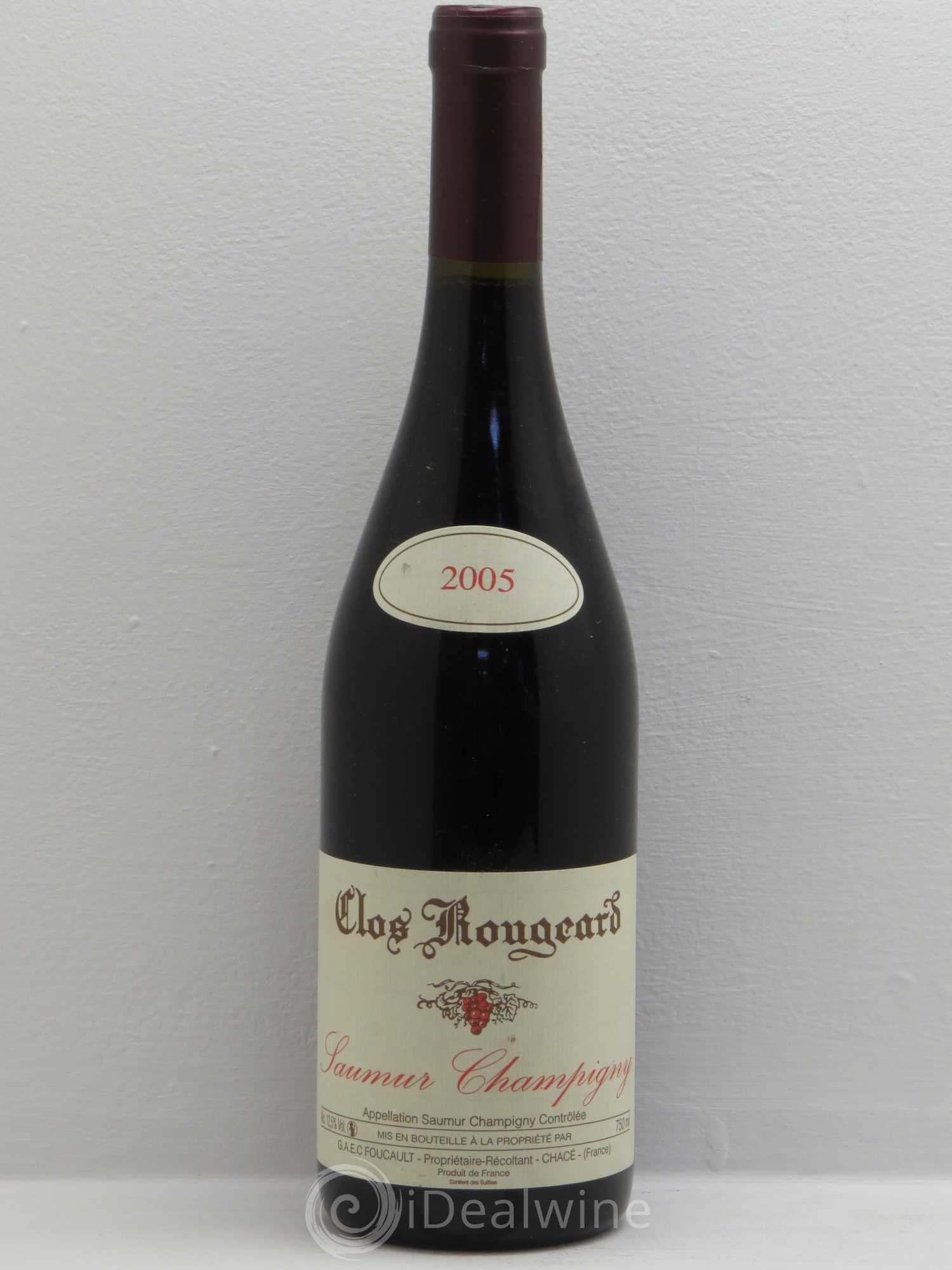 Saumur-Champigny Clos Rougeard 2005 - Lot de 1 bouteille - 0