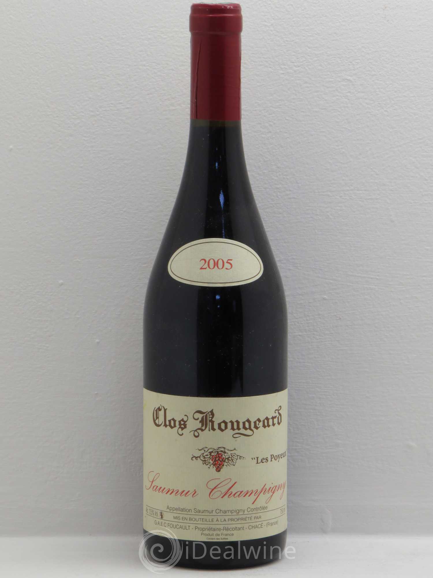 Saumur-Champigny Les Poyeux Clos Rougeard 2005 - Lot de 1 bouteille - 0