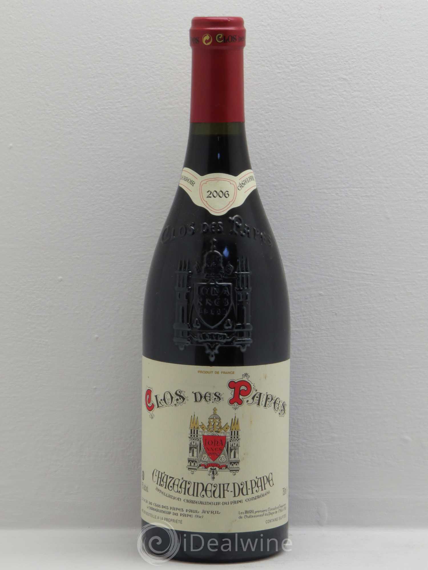 Châteauneuf-du-Pape Clos des Papes - Paul Avril 2006 - Lot de 1 bouteille - 0