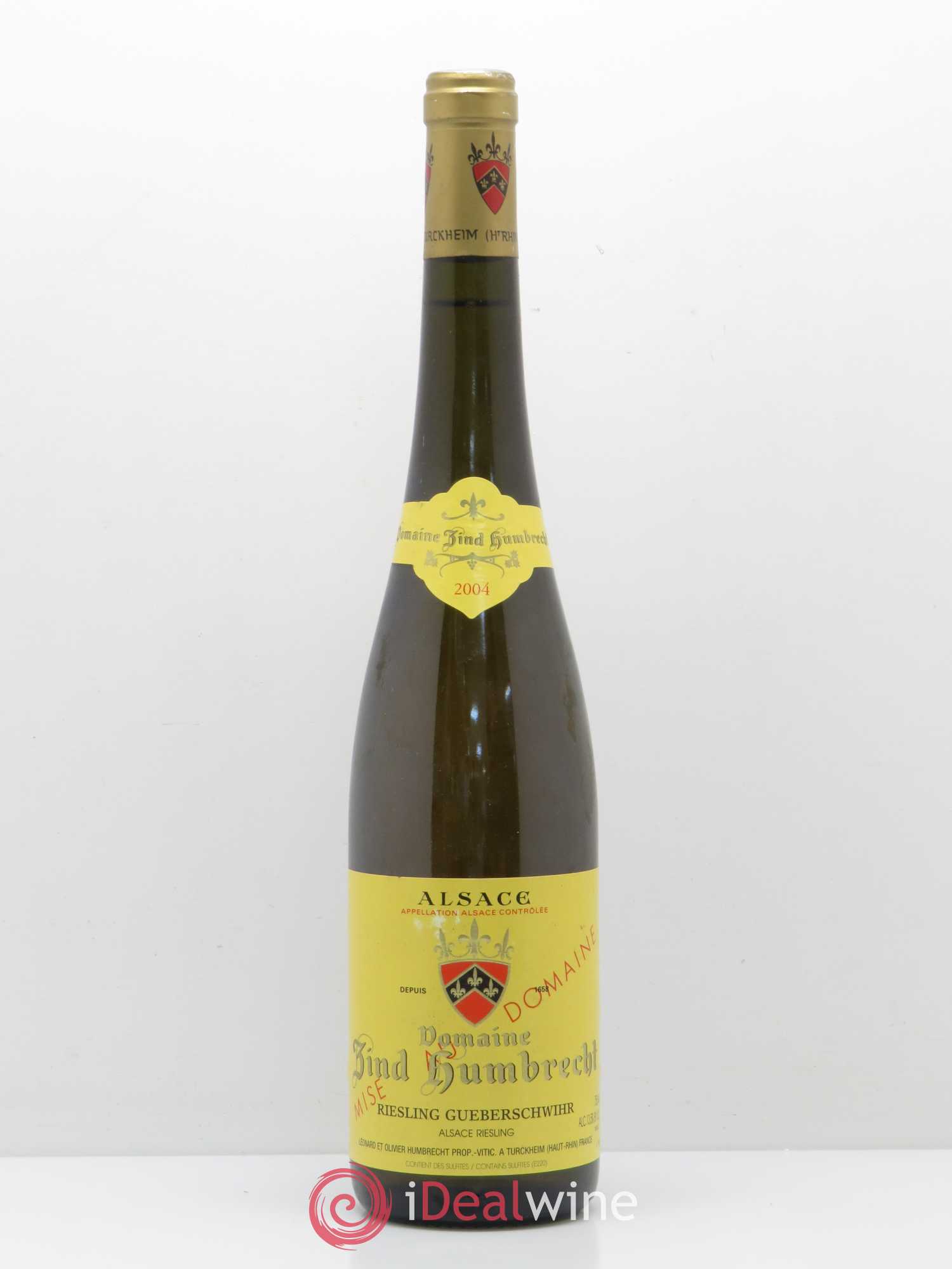 Riesling Gueberschwihr Domaine Zind Humbrecht 2004 - Lotto di 1 bottiglia - 0