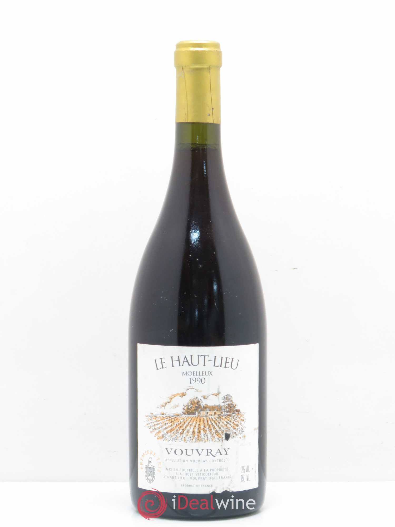 Vouvray Le Haut-Lieu Moelleux 1ère Trie Domaine Huet 1990 - Lotto di 1 bottiglia - 0