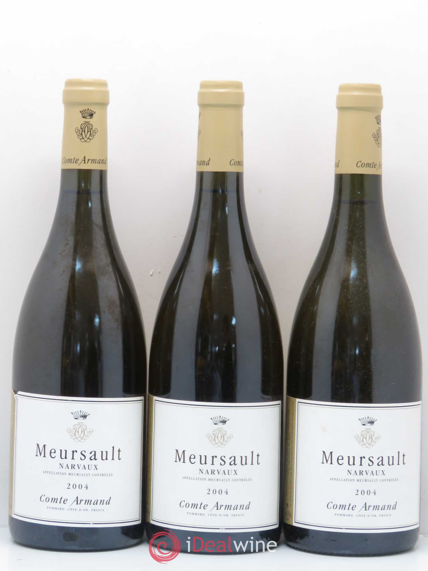 Meursault Les Narvaux Domaine Comte Armand 2004 - Posten von 3 Flaschen - 0