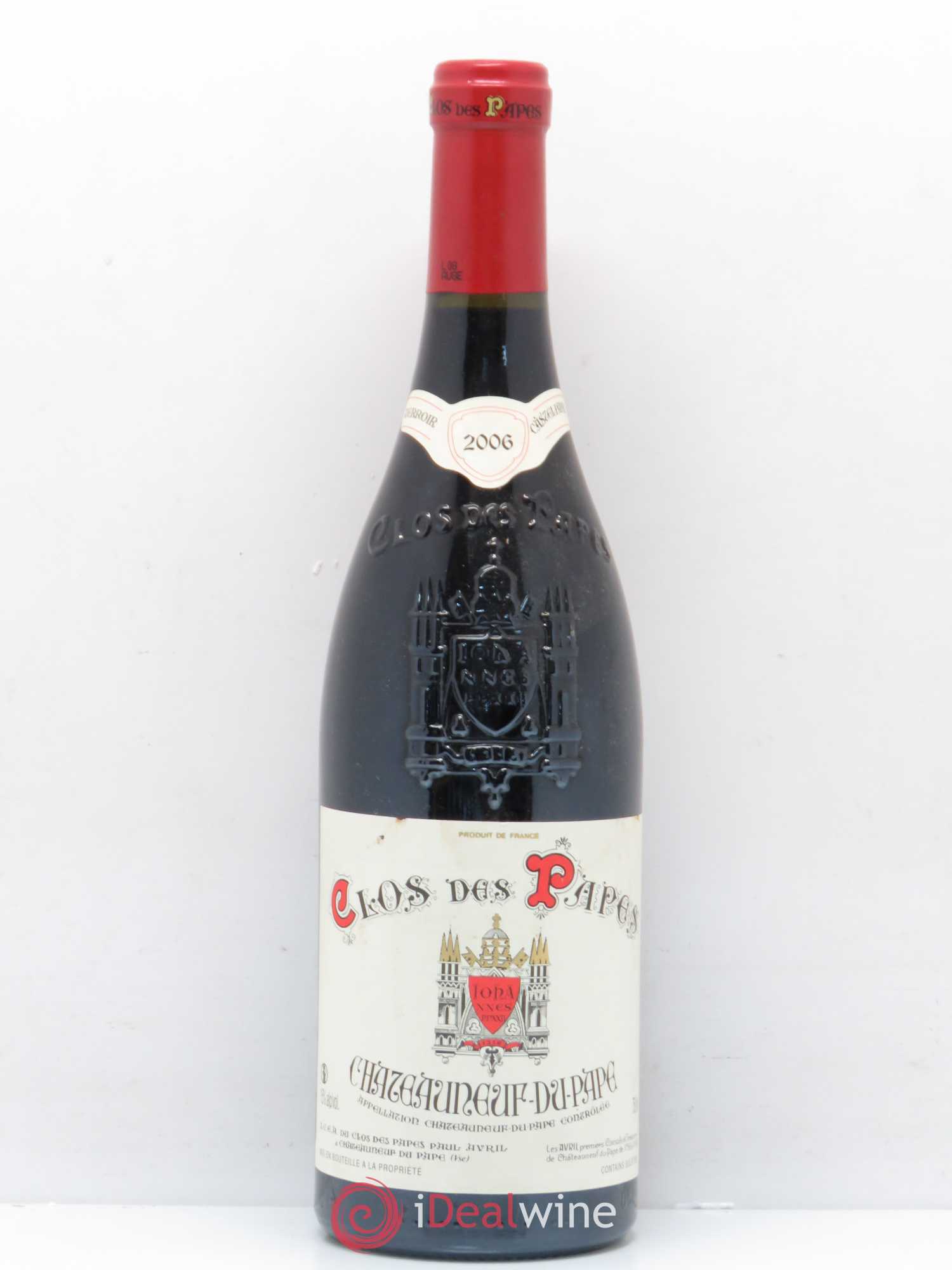 Châteauneuf-du-Pape Clos des Papes - Paul Avril 2006 - Lot de 1 bouteille - 0