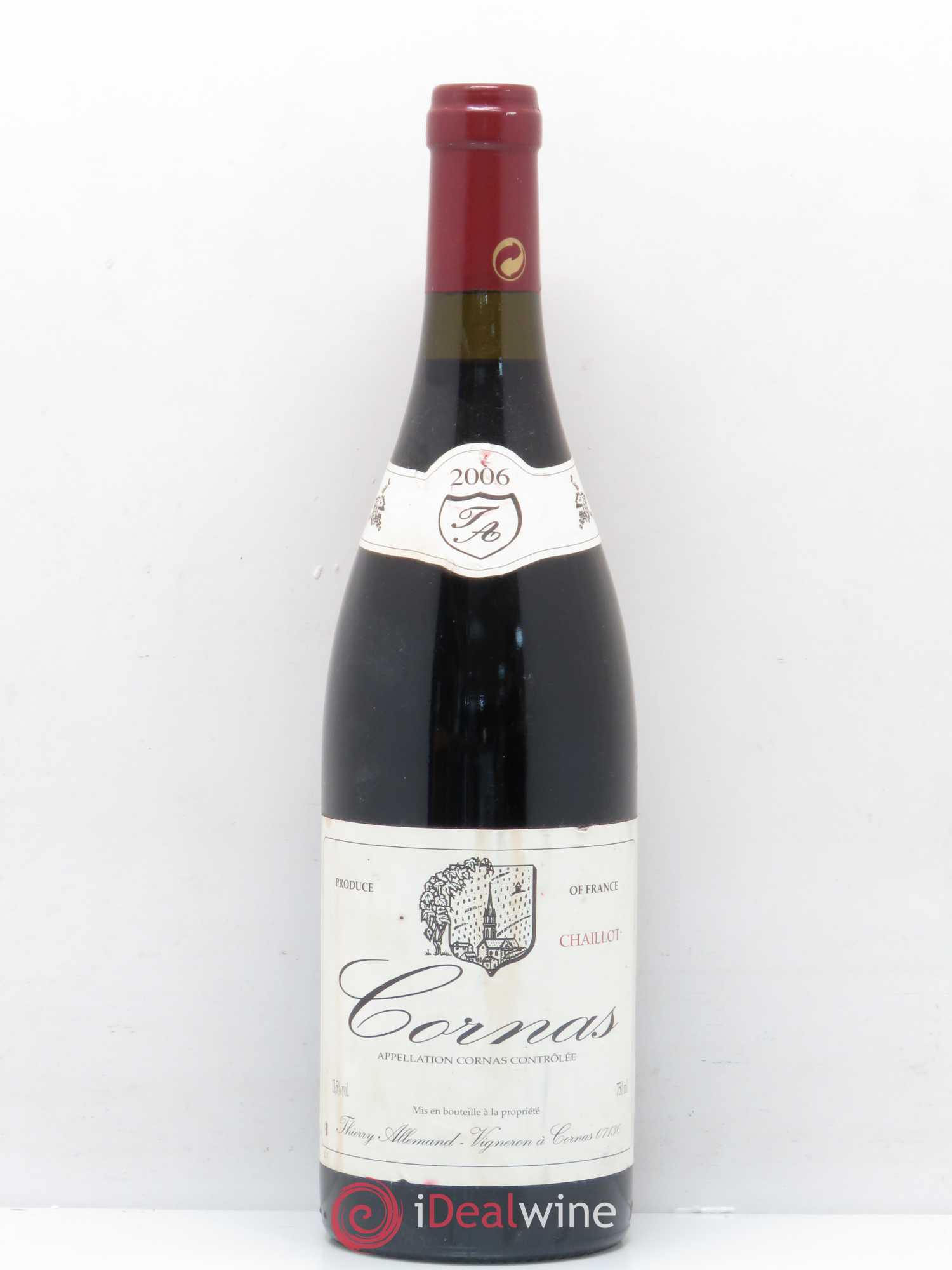 Cornas Chaillot Thierry Allemand 2006 - Lot de 1 bouteille - 0