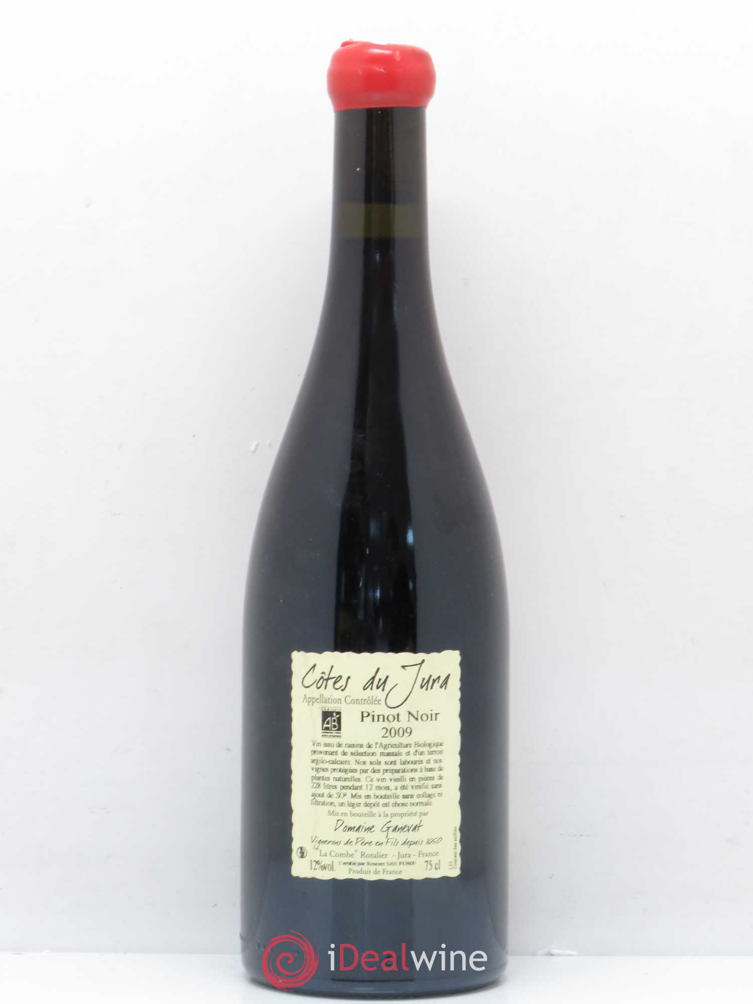Côtes du Jura Cuvée Julien Jean-François Ganevat (Domaine) 2009 - Lot de 1 bouteille - 1