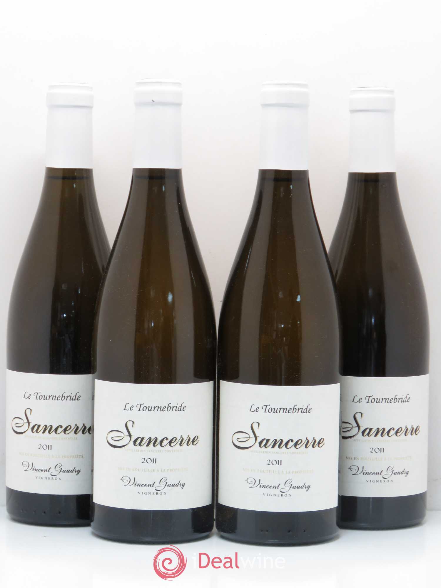 Sancerre Le Tournebride Vincent Gaudry (sans prix de réserve) 2011 - Lot de 4 bouteilles - 0