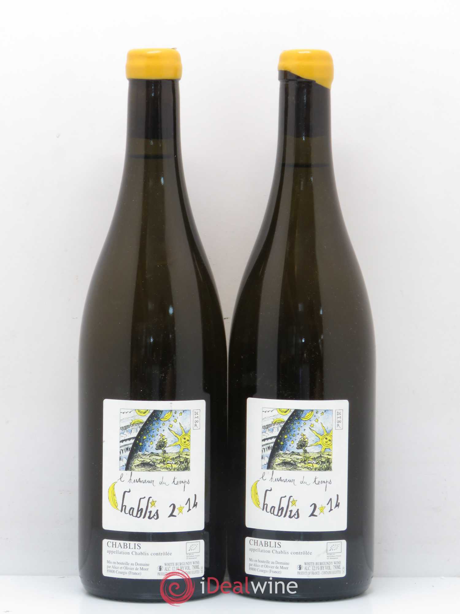 Chablis L'Humeur du Temps Alice et Olivier De Moor 2014 - Lot de 2 bouteilles - 0