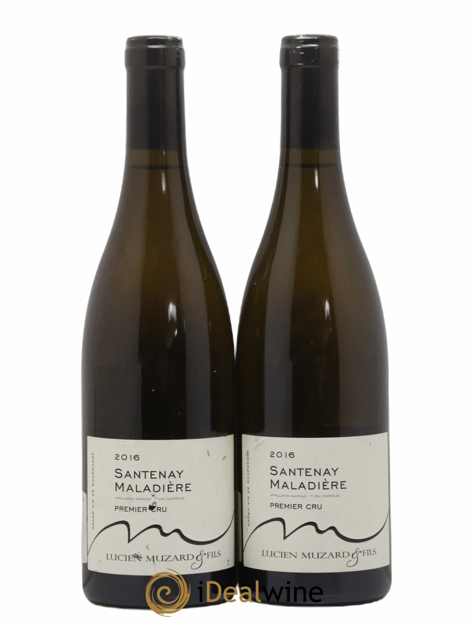 Santenay 1er Cru Maladière Lucien Muzard 2016 - Lot de 2 bouteilles - 0