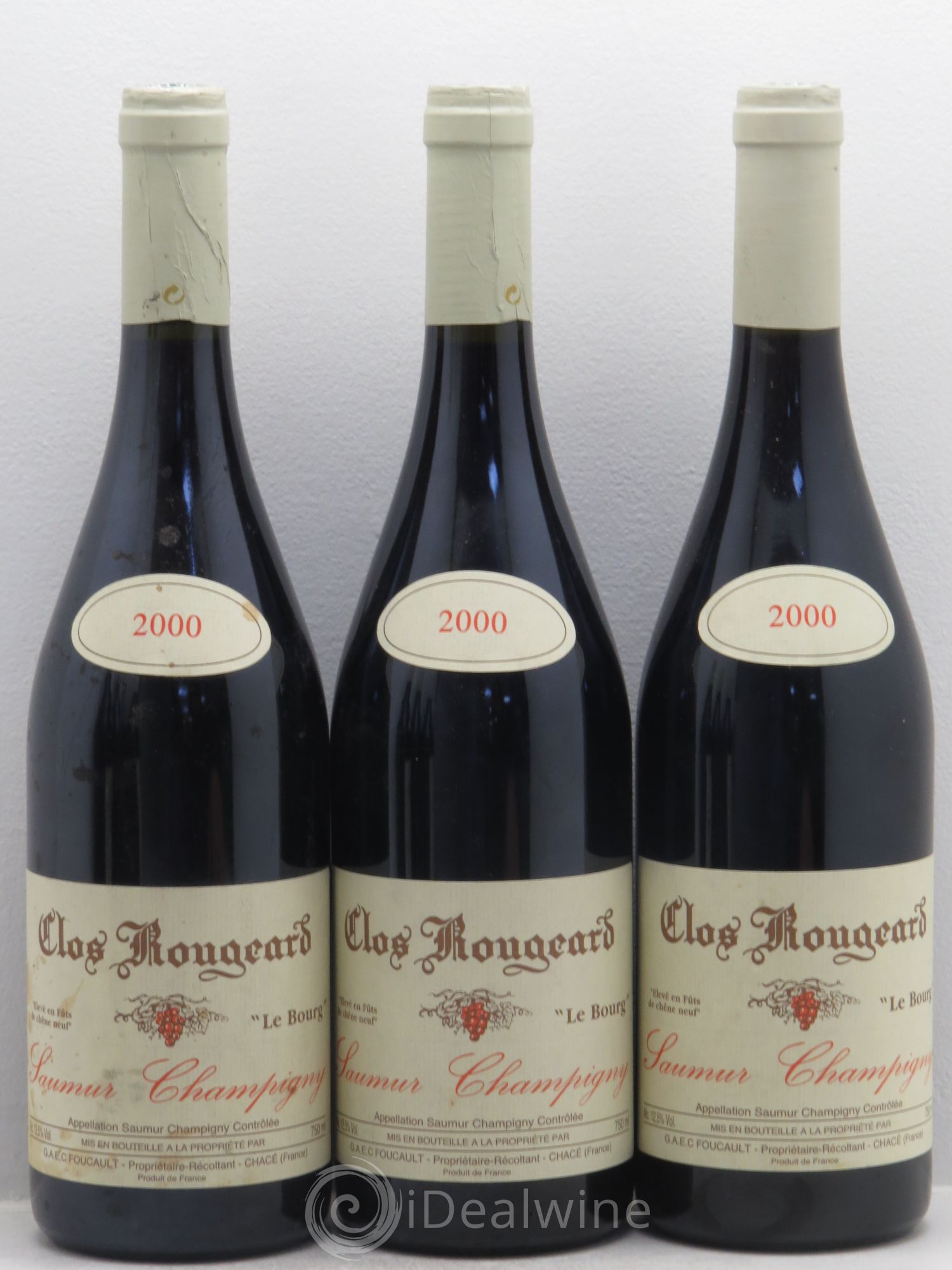 Saumur-Champigny Le Bourg Clos Rougeard 2000 - Lot de 6 bouteilles - 1