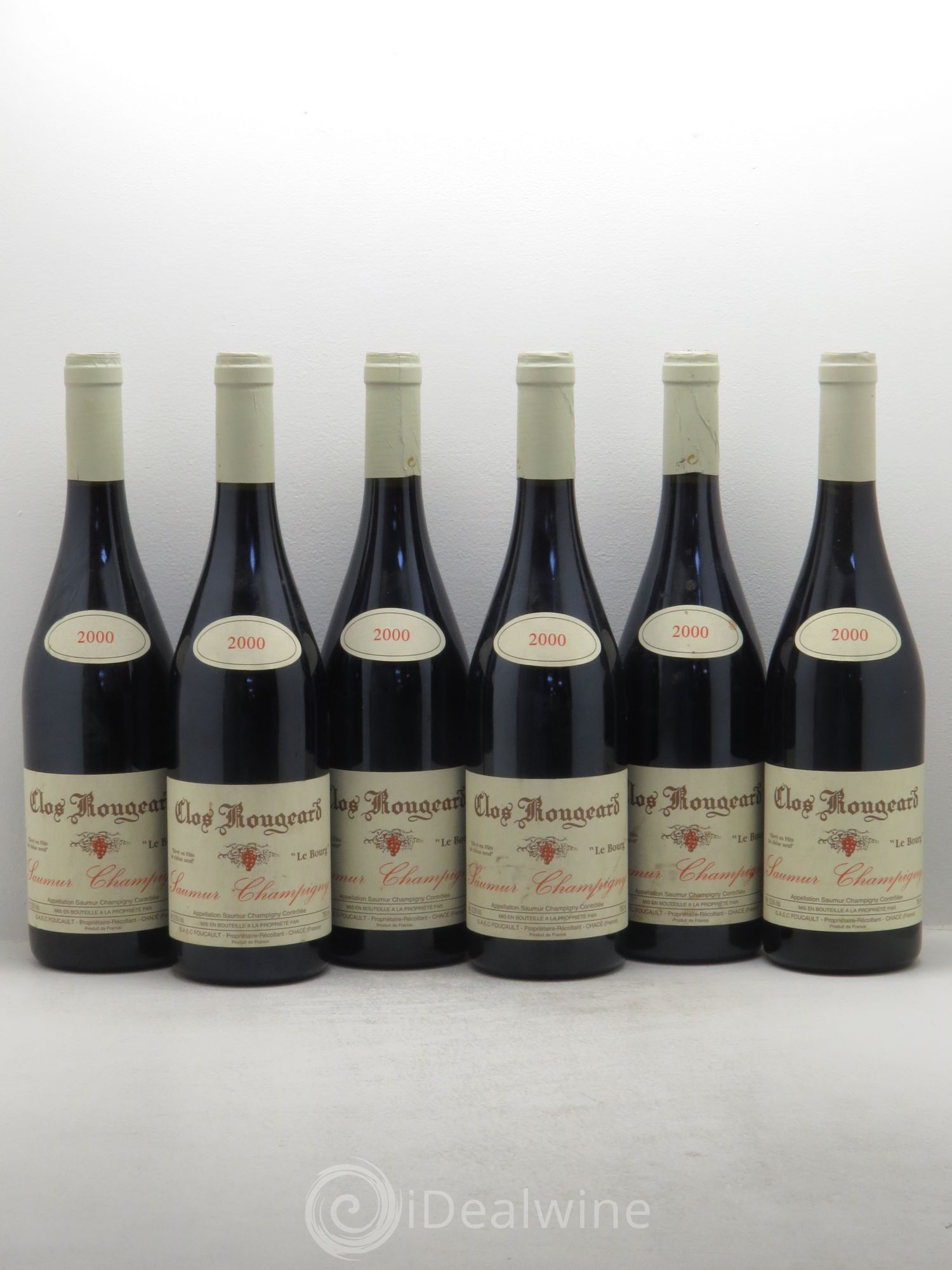 Saumur-Champigny Le Bourg Clos Rougeard 2000 - Lot de 6 bouteilles - 0