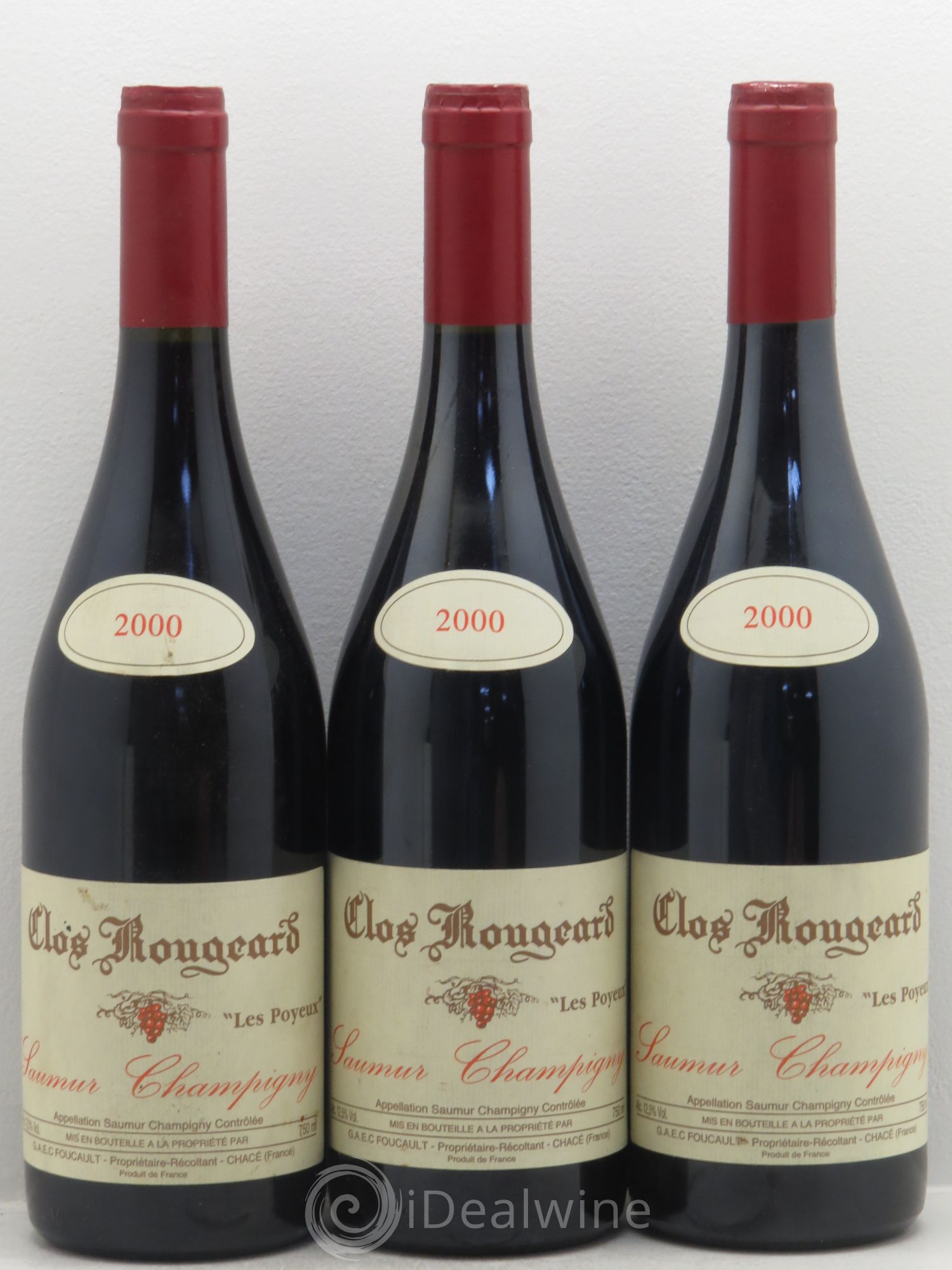 Saumur-Champigny Les Poyeux Clos Rougeard 2000 - Lot de 3 bouteilles - 0