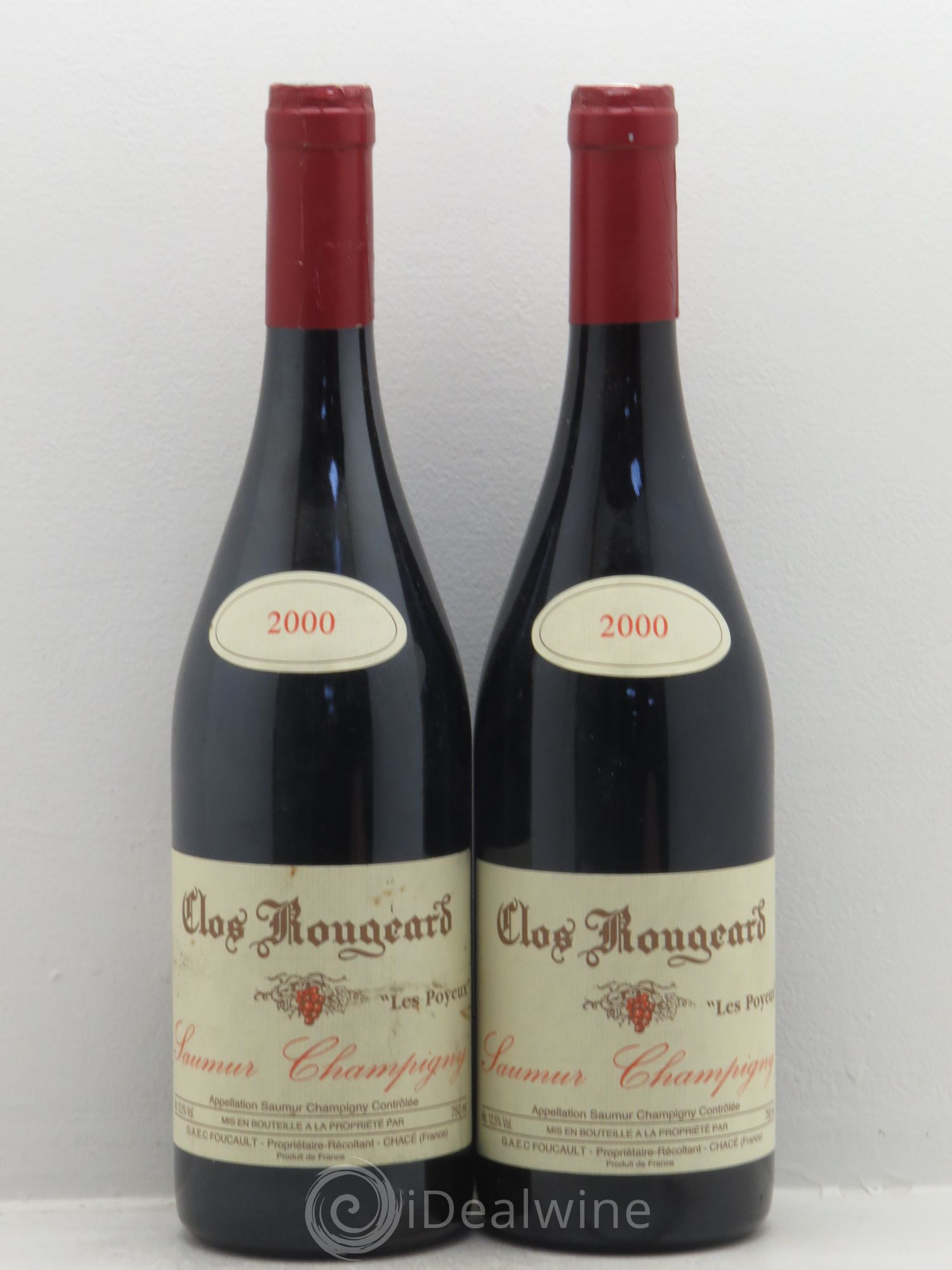 Saumur-Champigny Les Poyeux Clos Rougeard 2000 - Lot de 2 bouteilles - 0
