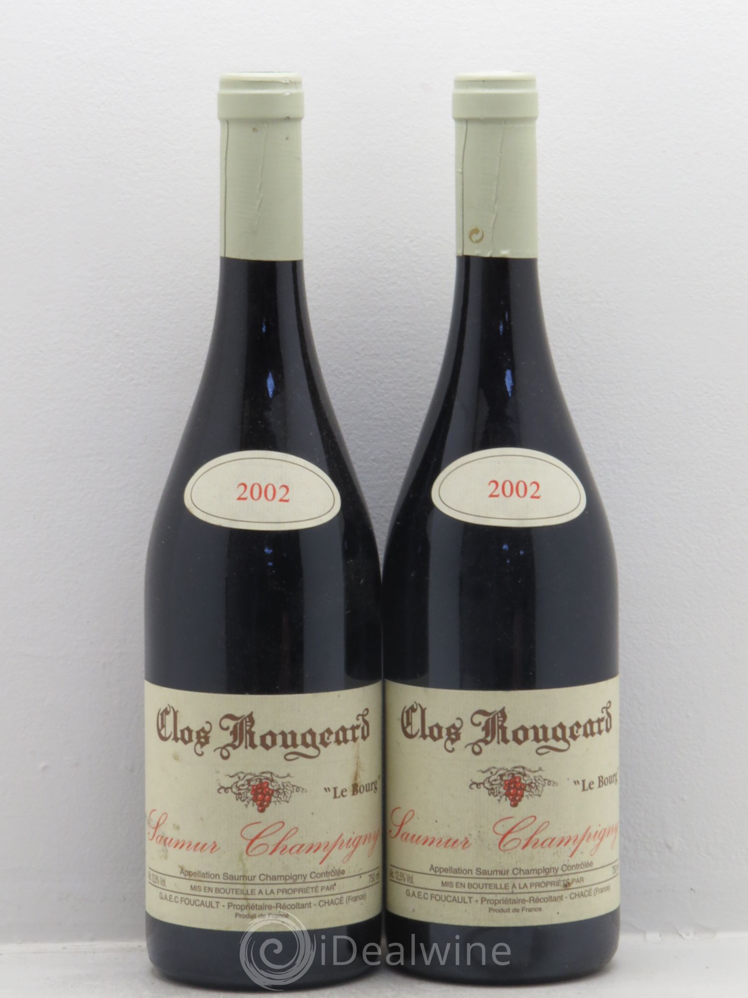 Saumur-Champigny Le Bourg Clos Rougeard 2002 - Lot de 2 bouteilles - 0