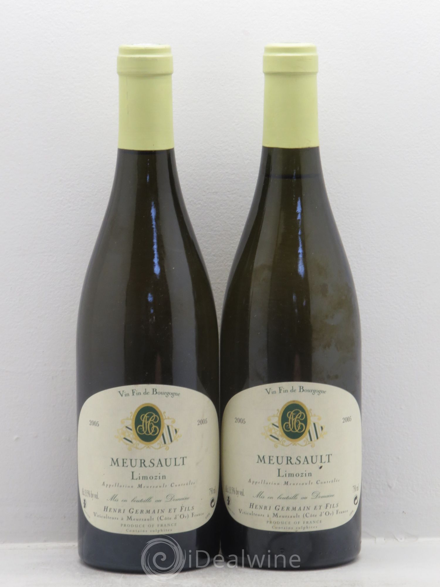 Meursault Limozin 2005 - Posten von 2 Flaschen - 0