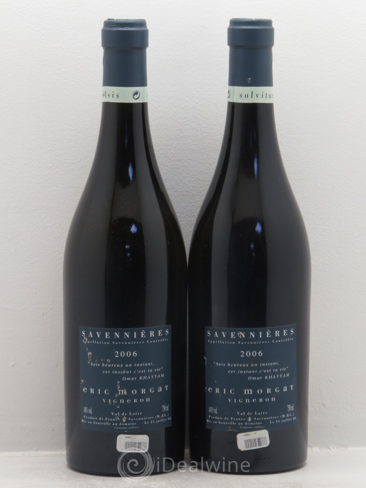 Savennières L'Enclos Eric Morgat Enclos 2006 - Lot de 2 bouteilles - 1