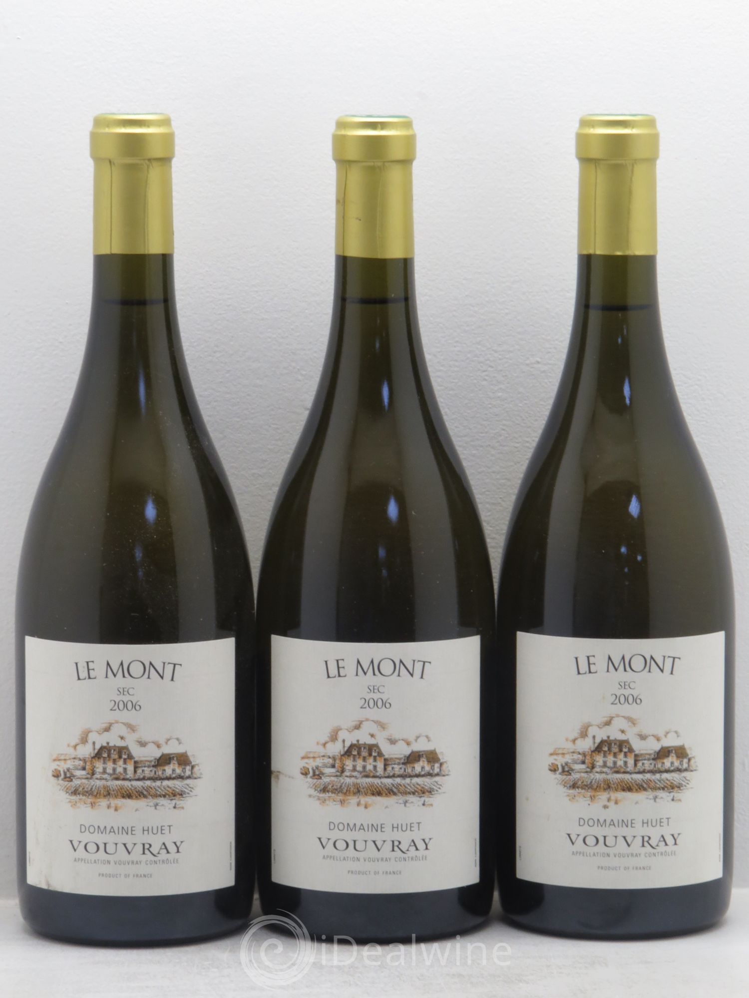 Vouvray Le Mont Sec Domaine Huet 2006 - Lot de 3 bouteilles - 0